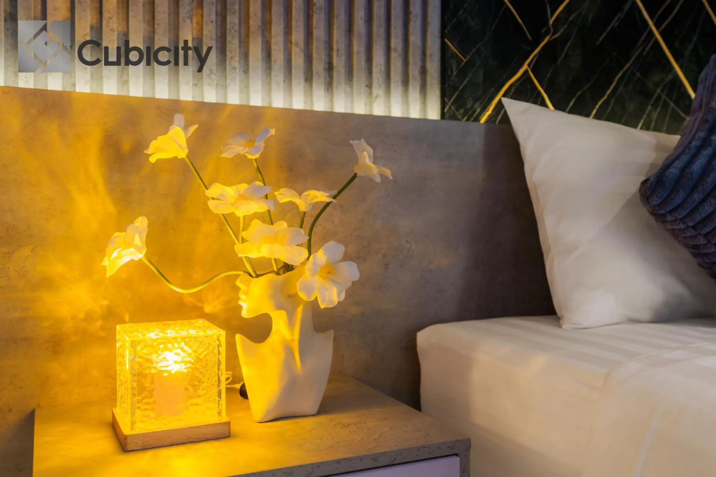 Bed in Cubicity Wall Street House