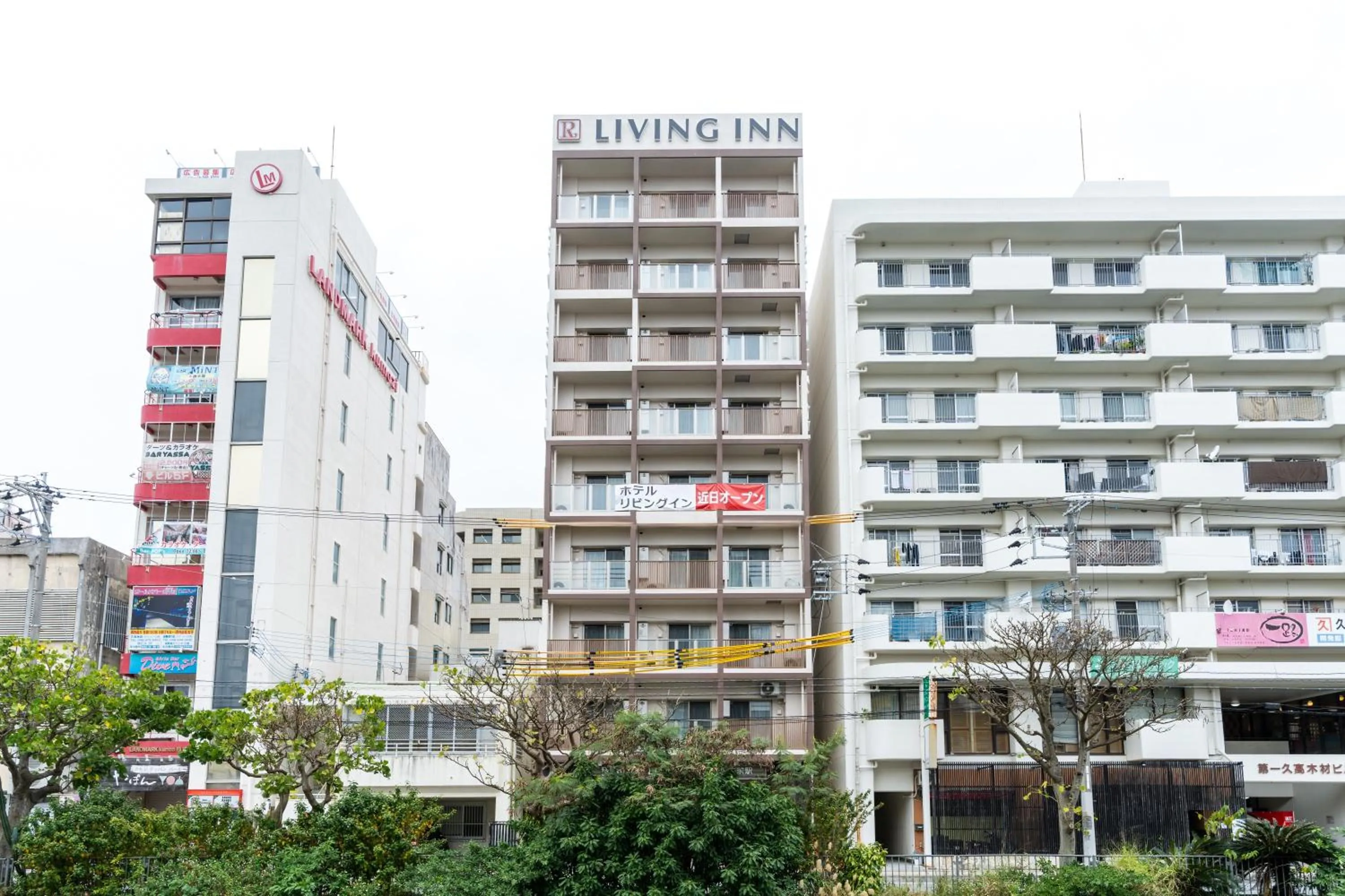 Property building in Hotel Living Inn Kenchoumaeeki