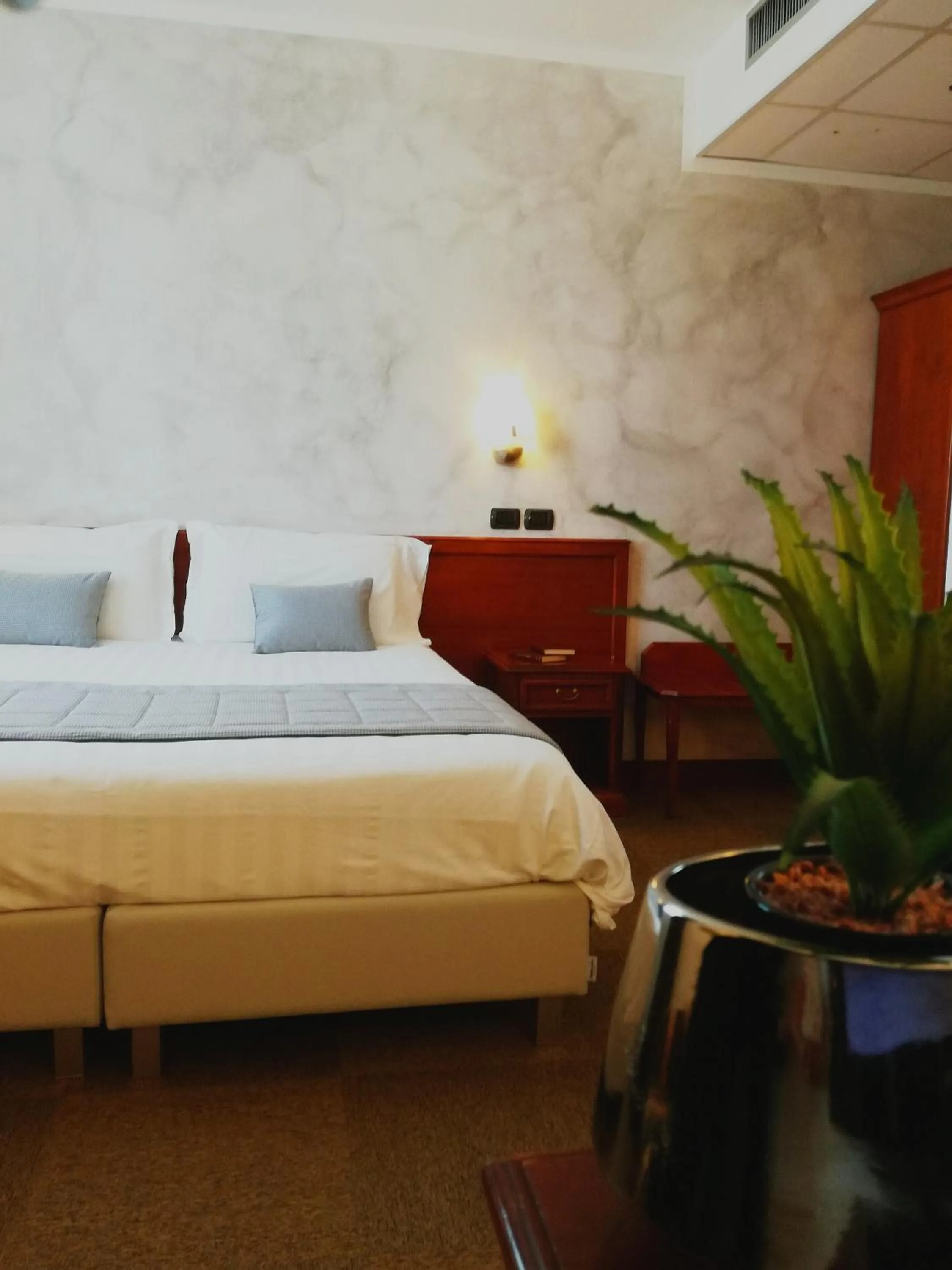 Spring, Bed in Hotel Medea