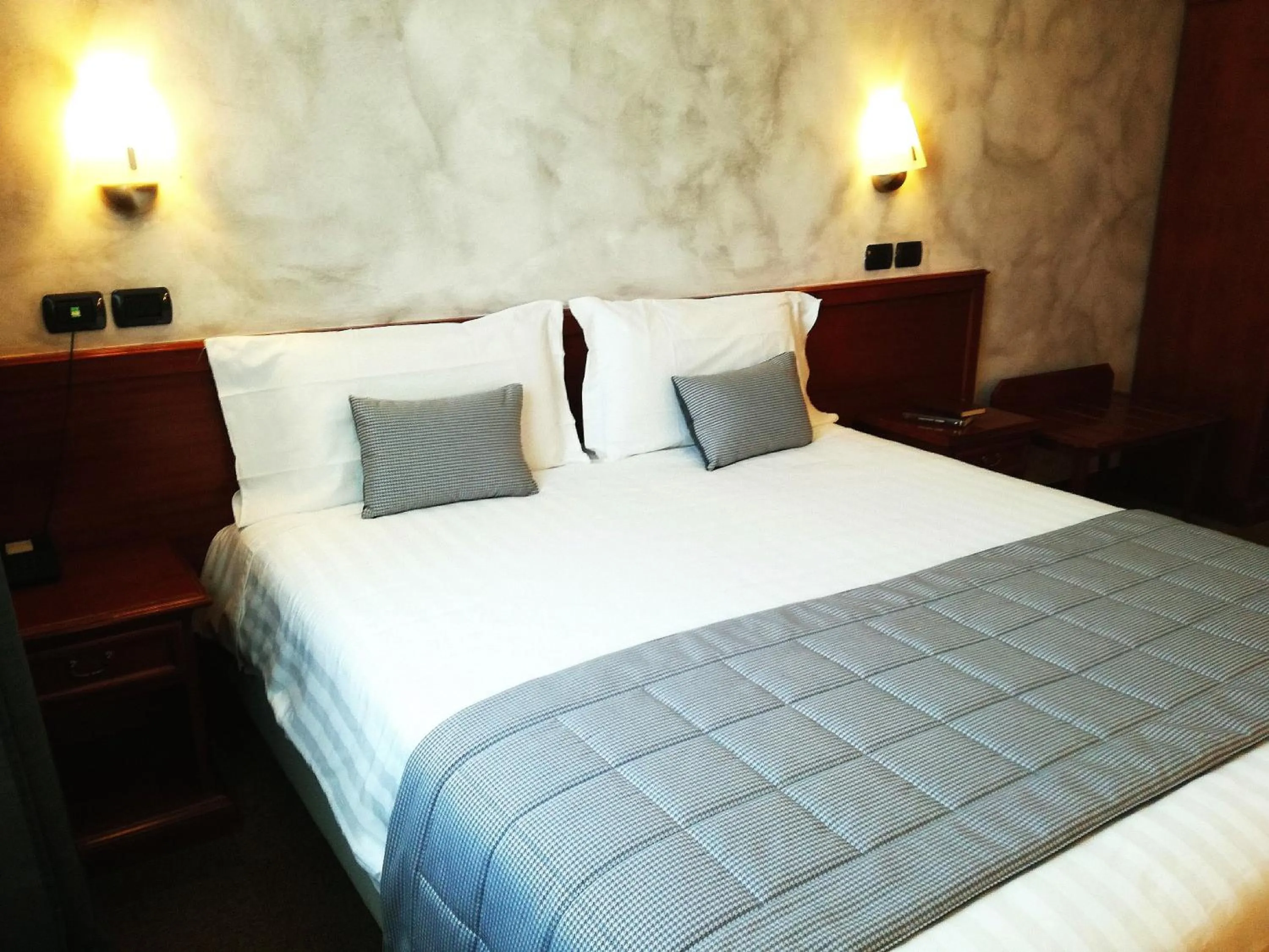 Spring, Bed in Hotel Medea