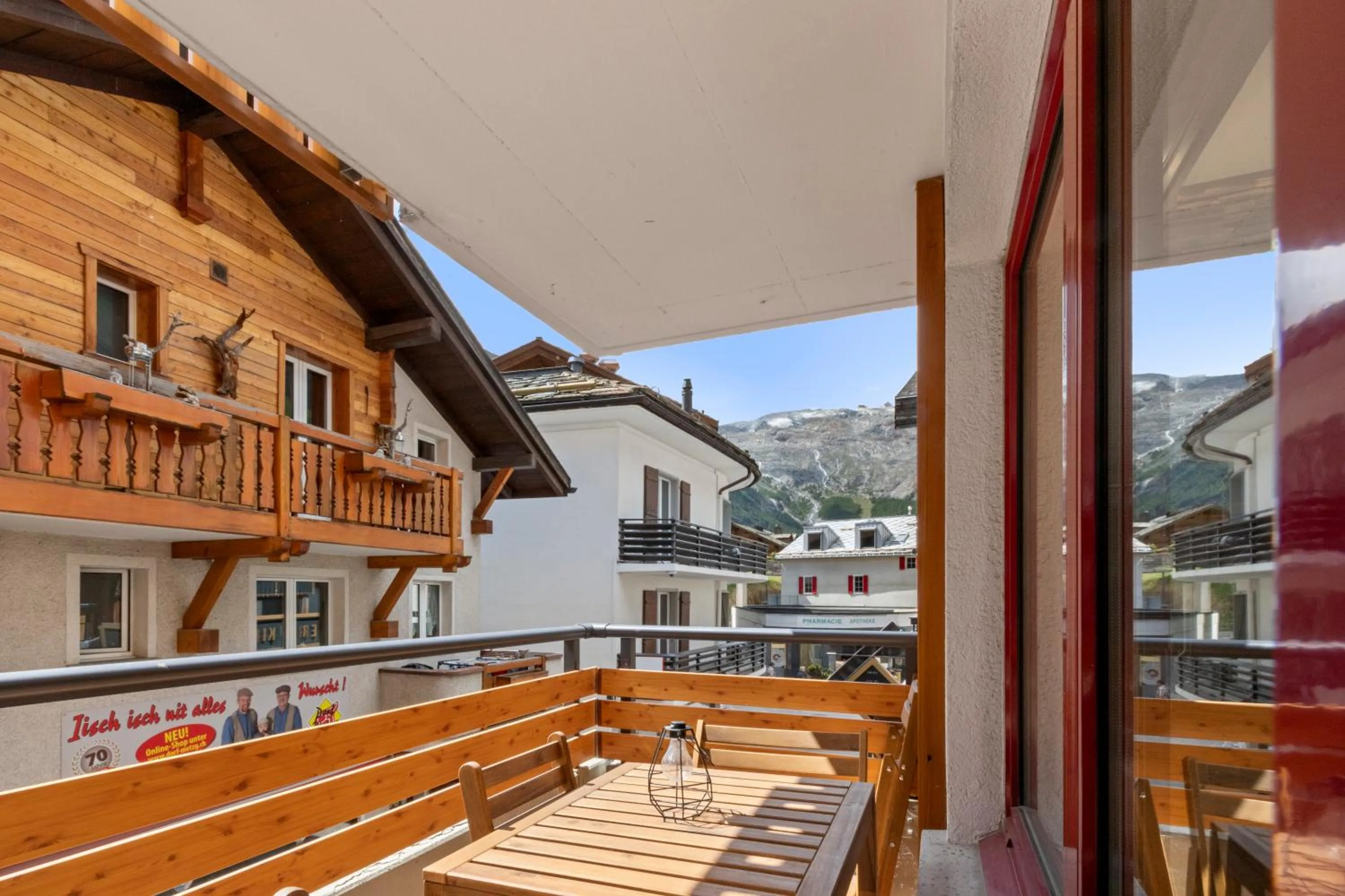 Day in Centre de Saas-Fee - 2 chambres - balcon & patio