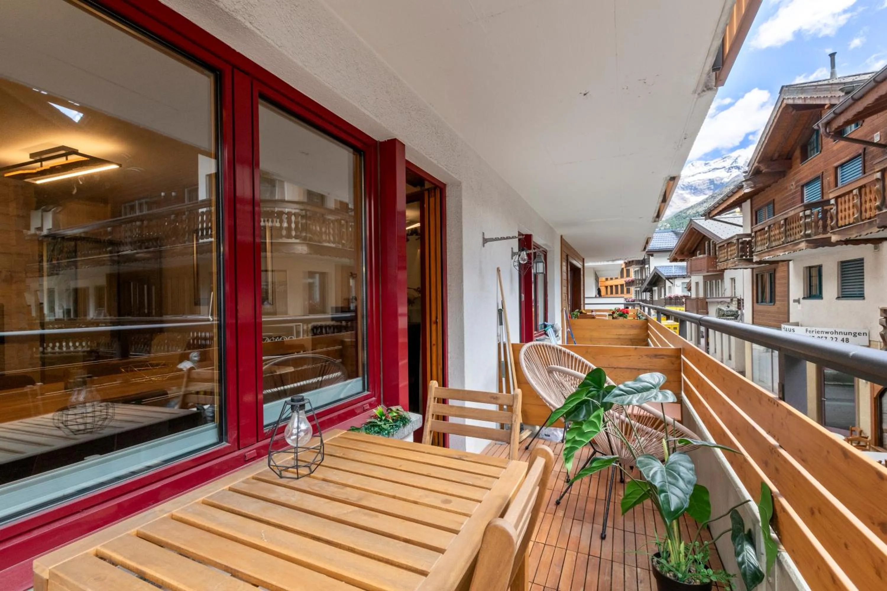 Day in Centre de Saas-Fee - 2 chambres - balcon & patio