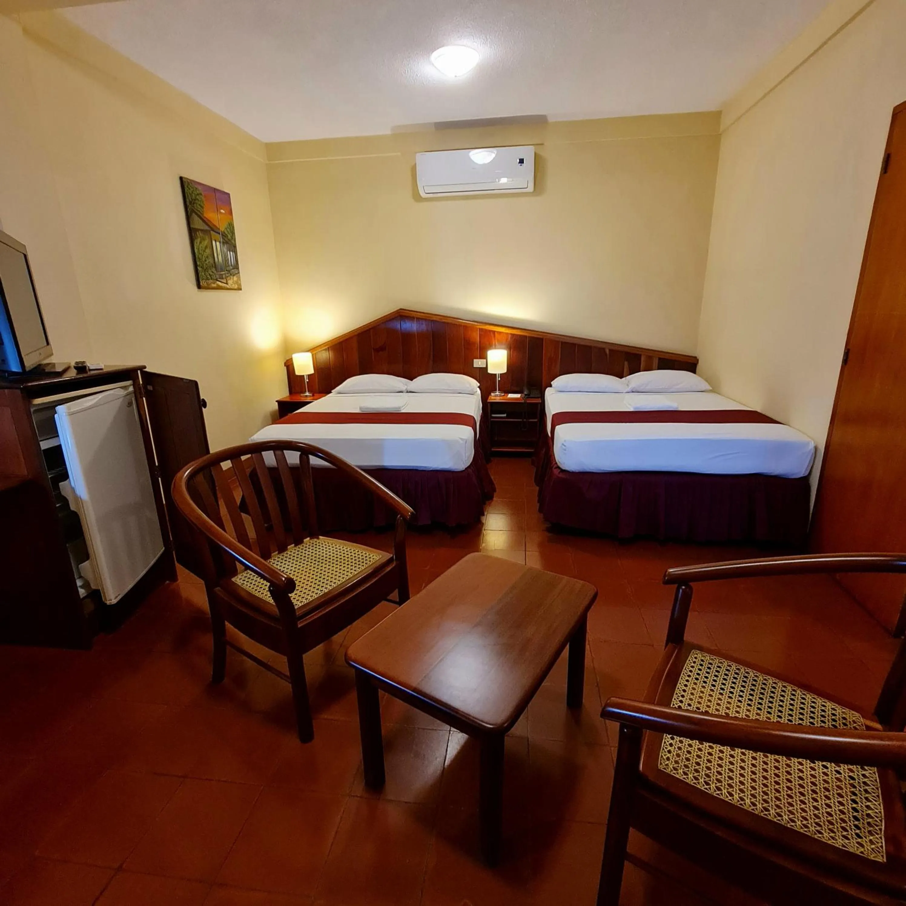 Bed in Hotel Austria