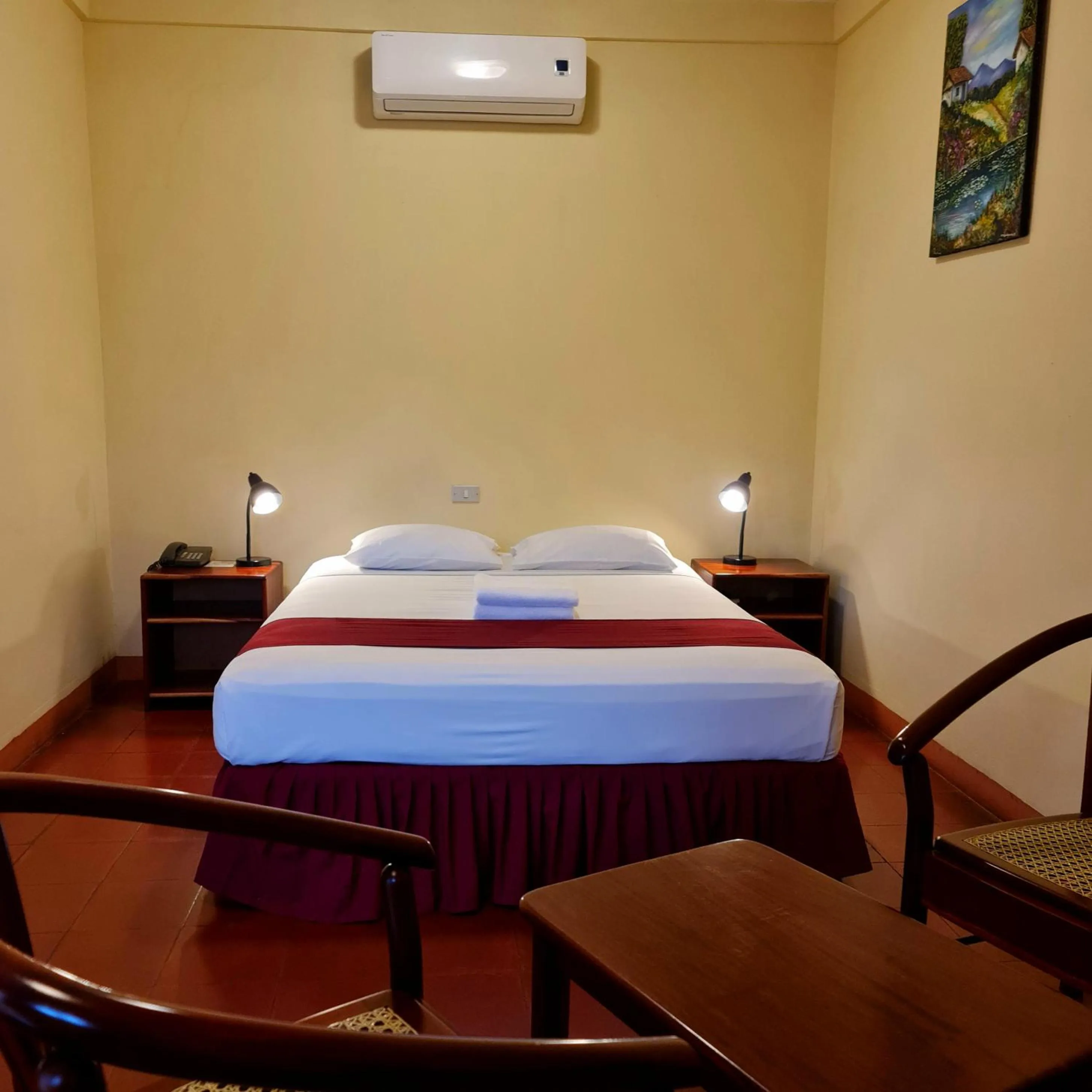 Bed in Hotel Austria