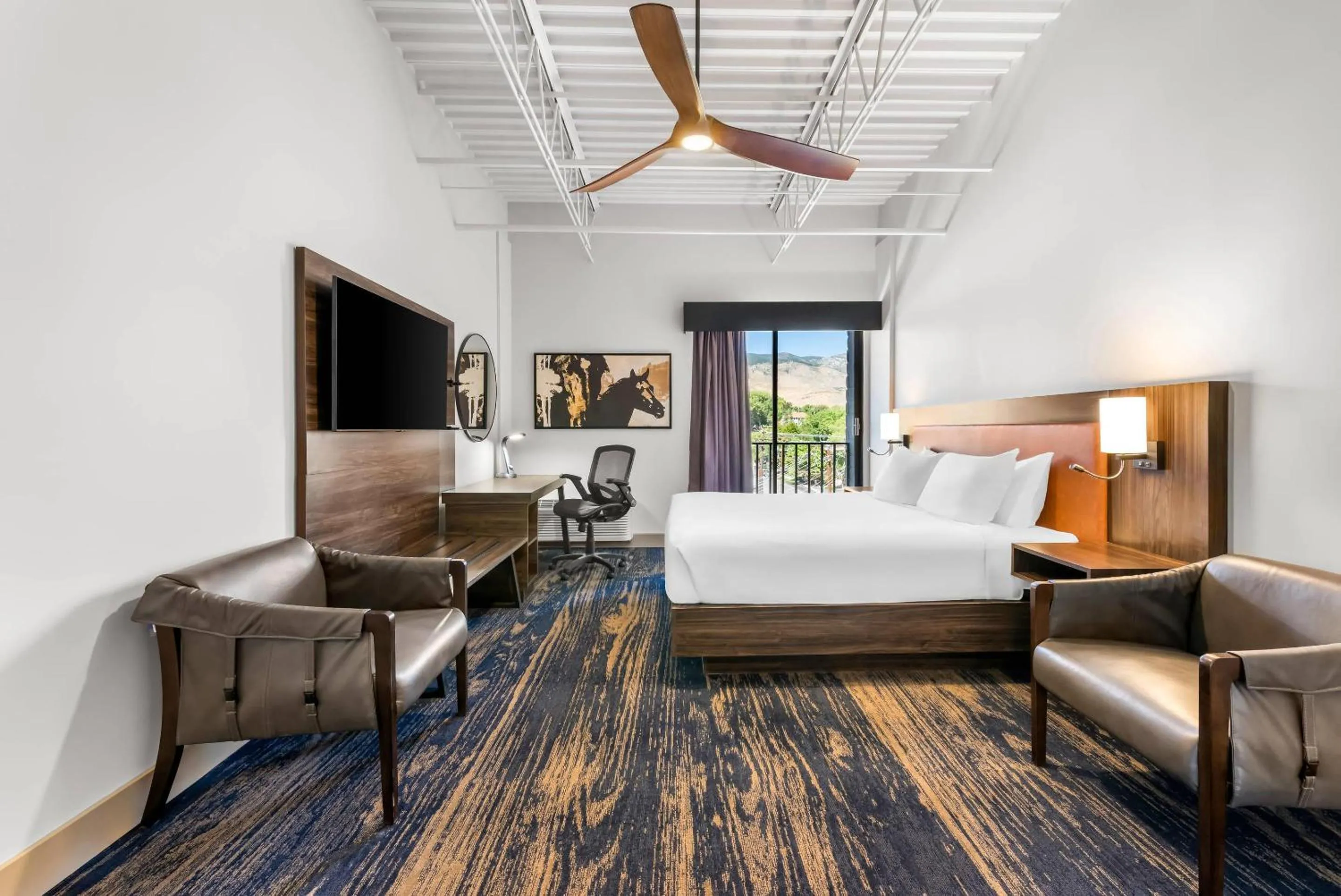 Bedroom, Bed in The Federal Hotel Downtown Carson City, an Ascend Collection Hotel