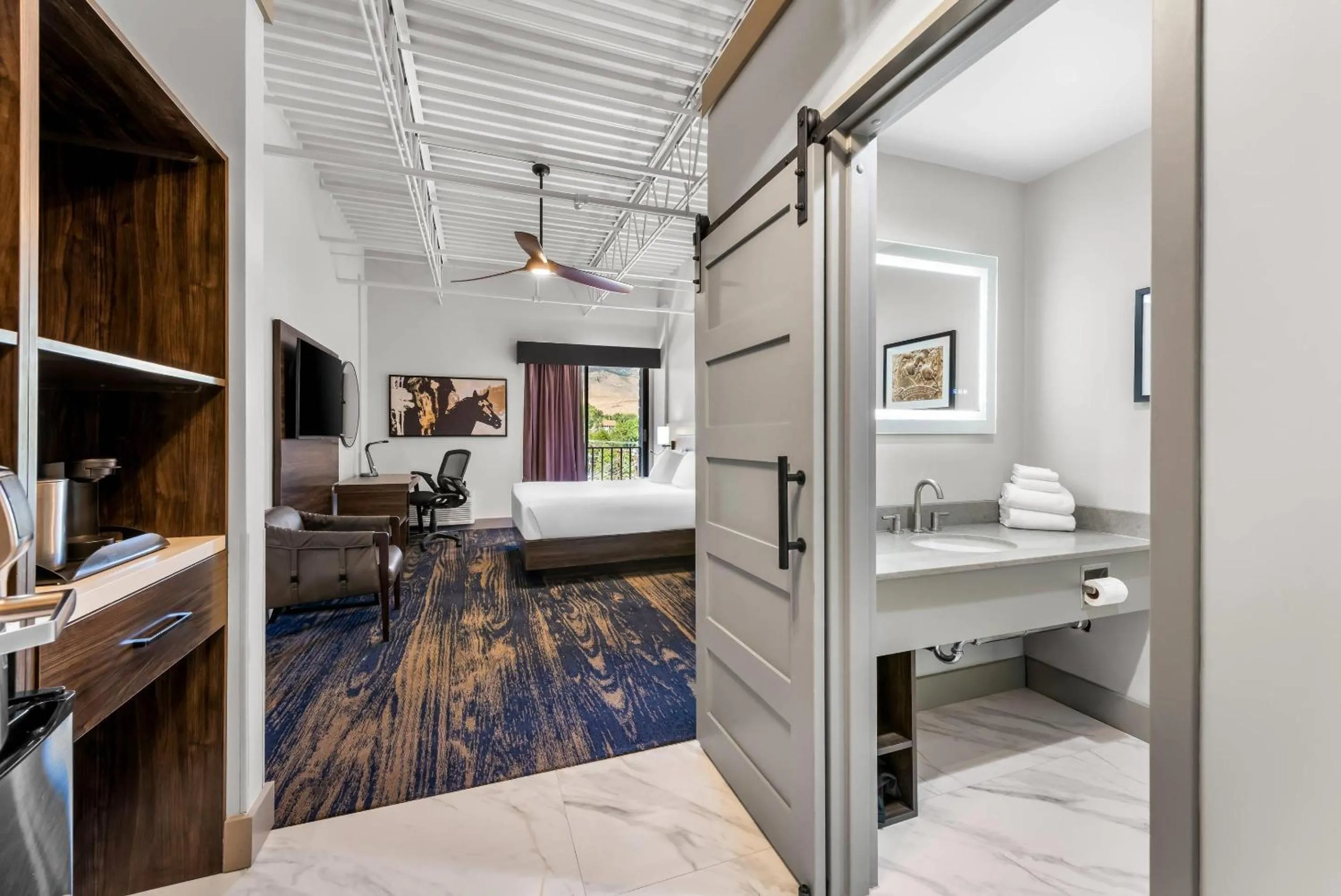 Bedroom, Bed in The Federal Hotel Downtown Carson City, an Ascend Collection Hotel