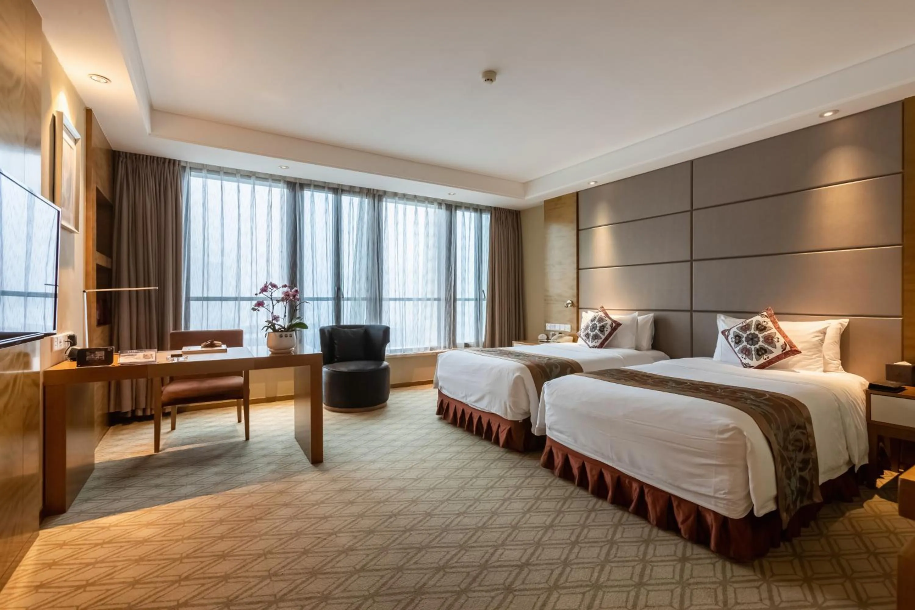 Photo of the whole room, Bed in Xinhua Media Hotel