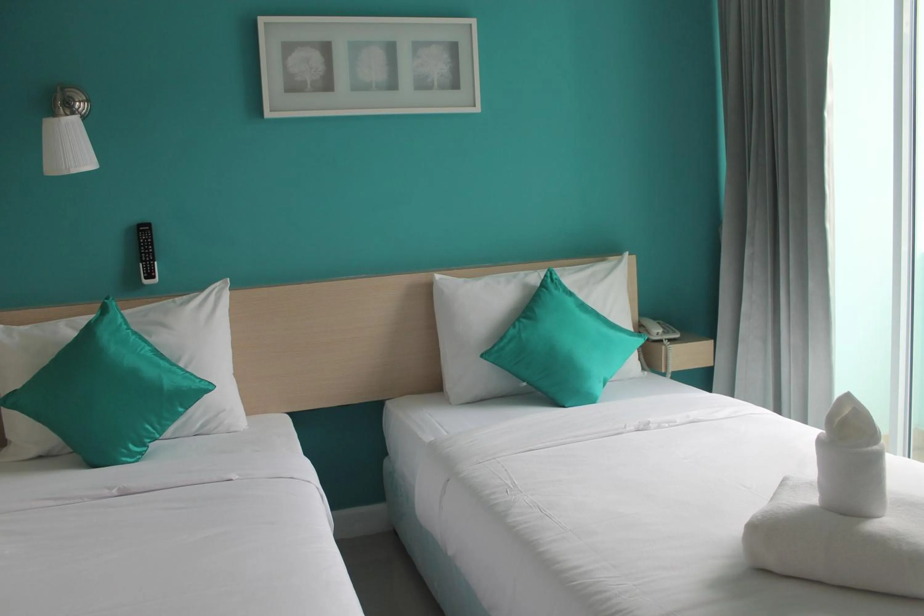 Bedroom, Bed in V-Ocean Palace