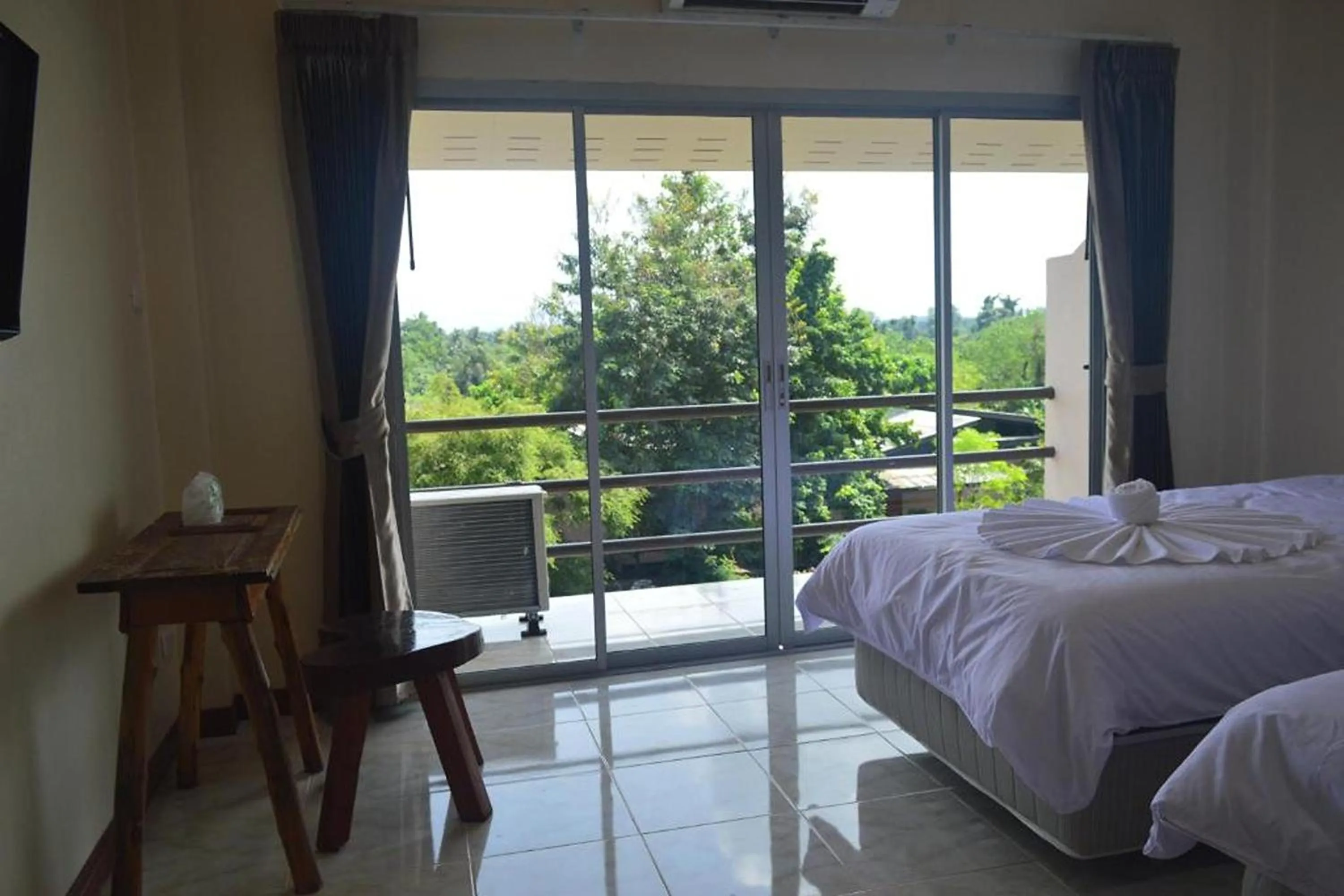 View (from property/room), Bed in Be Fine Sabuy Hotel and Resort