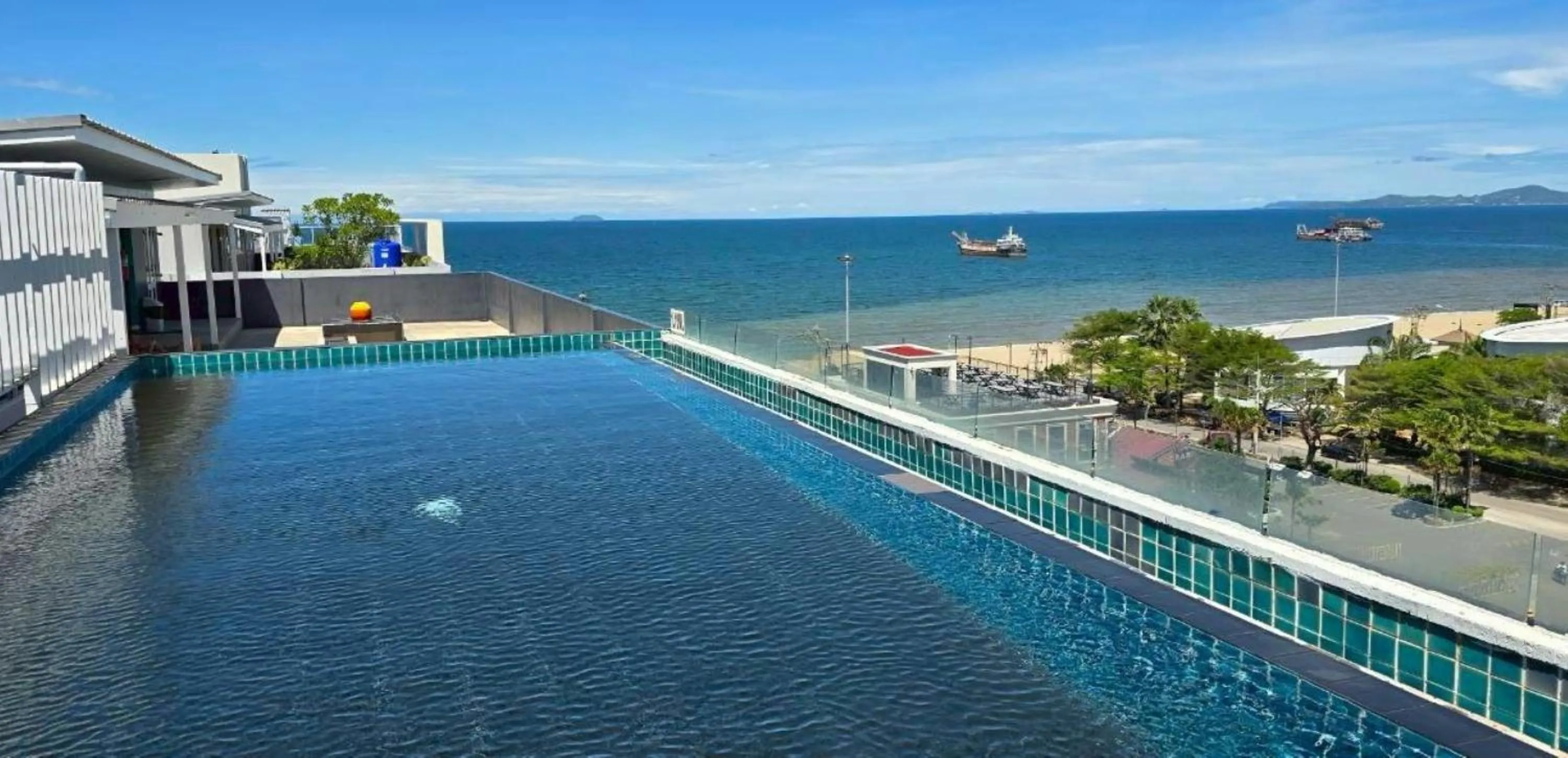 Pool view in D@Sea Hotel