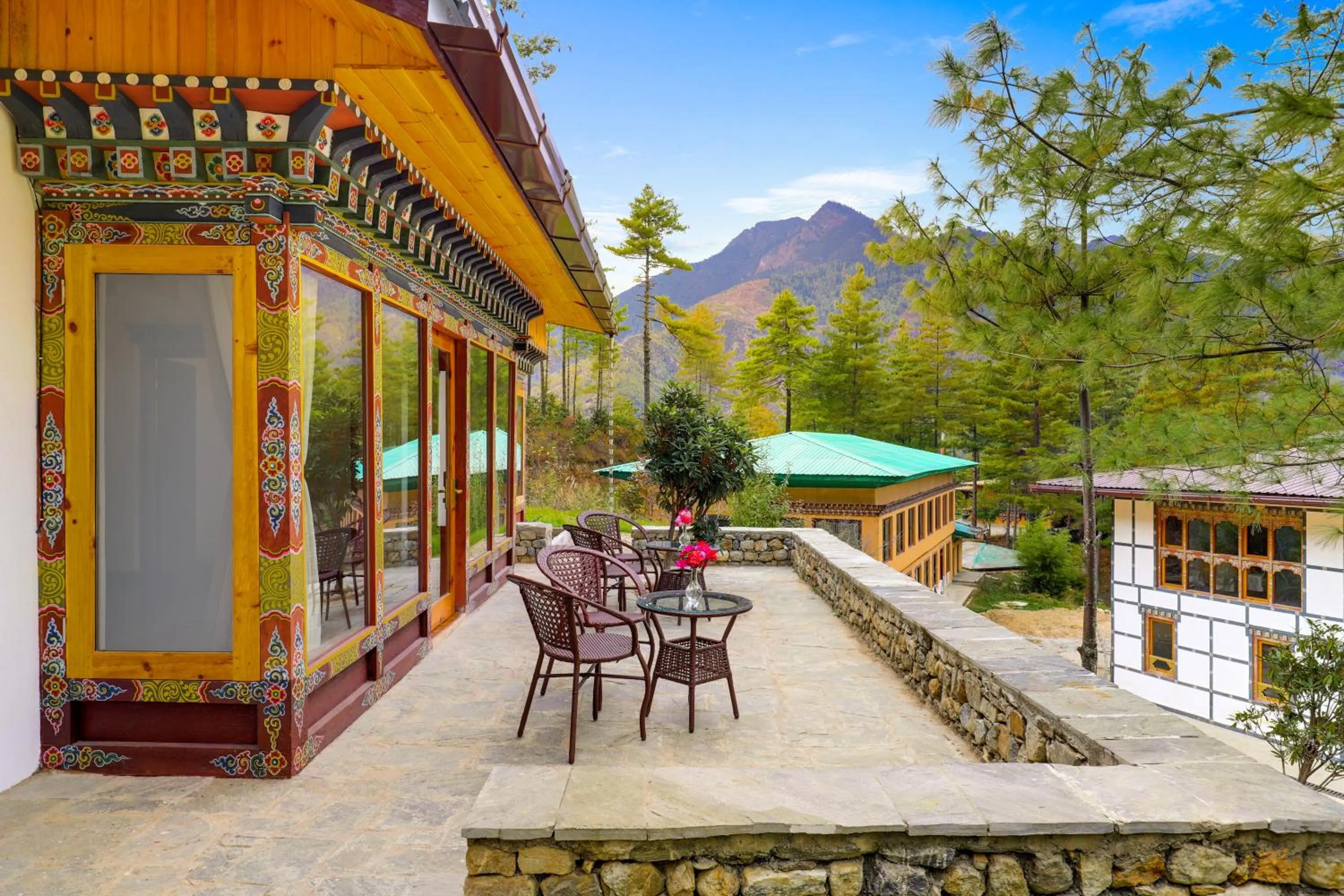 Balcony/Terrace in Lemon Tree Resort, Thimphu, Bhutan