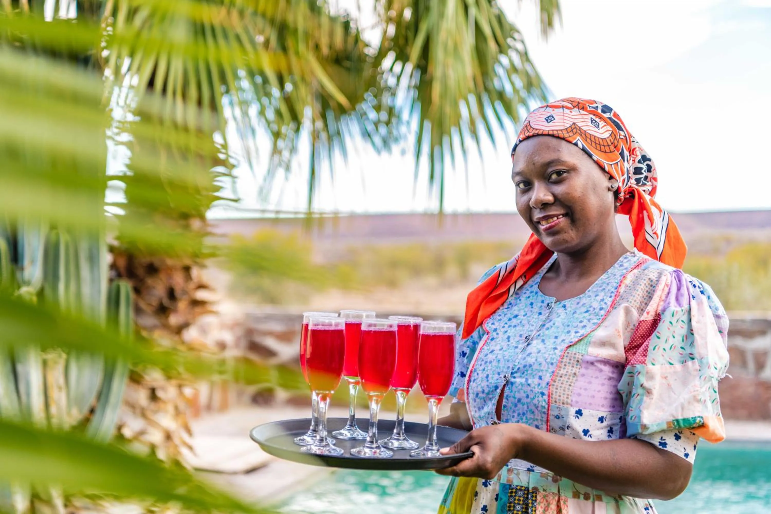 Staff in Maltahöhe Hotel