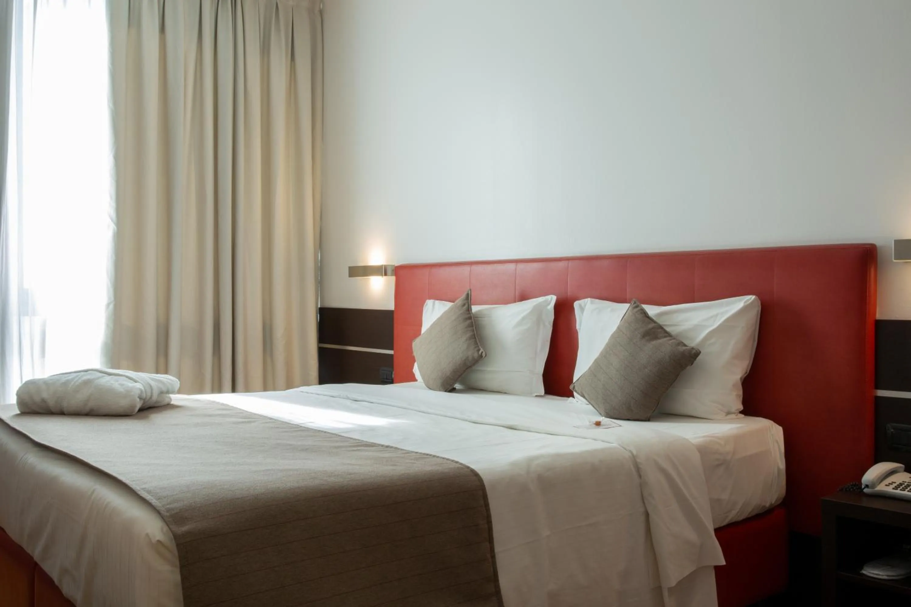 Bed in Euro Hotel Residence