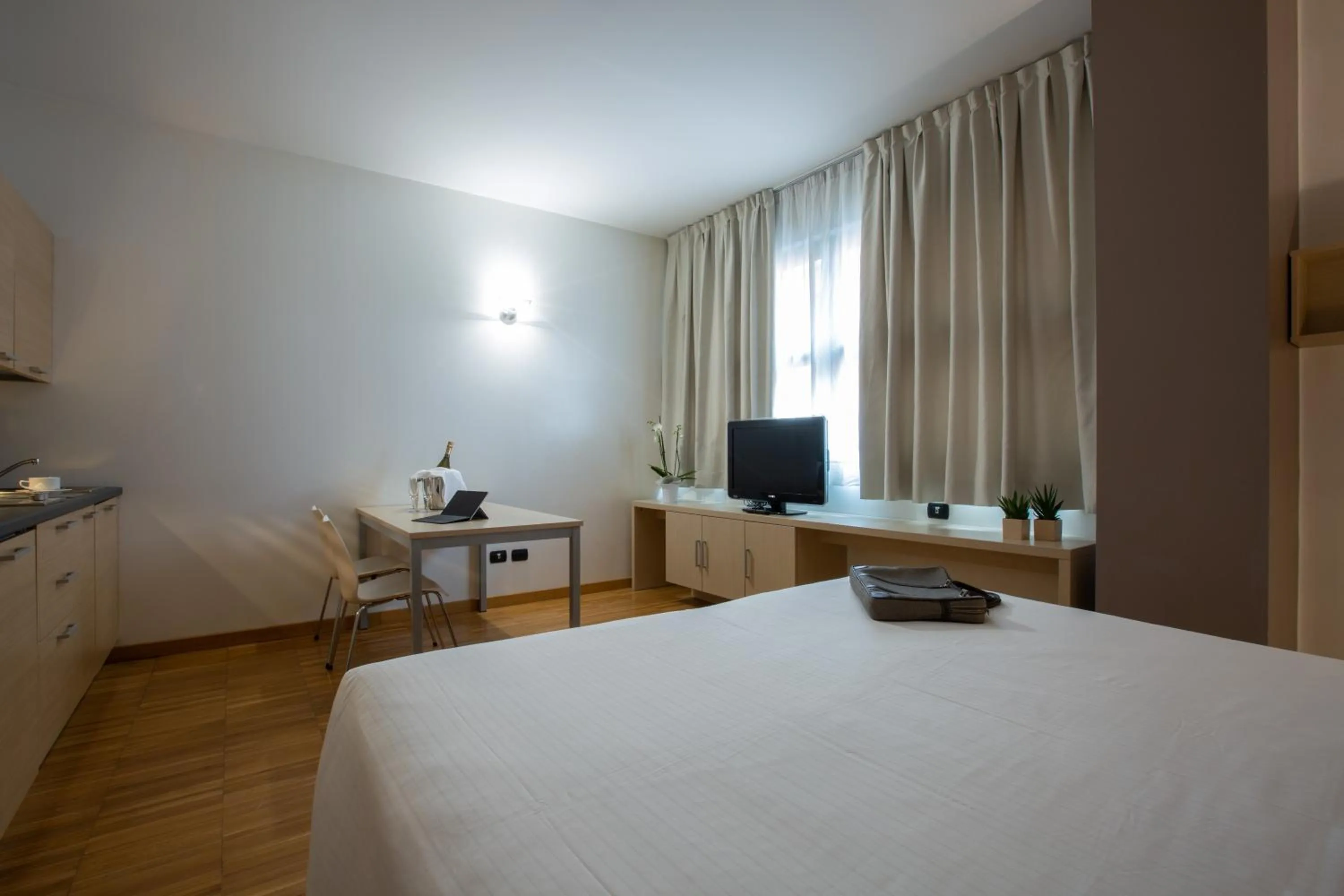 Bed in Euro Hotel Residence