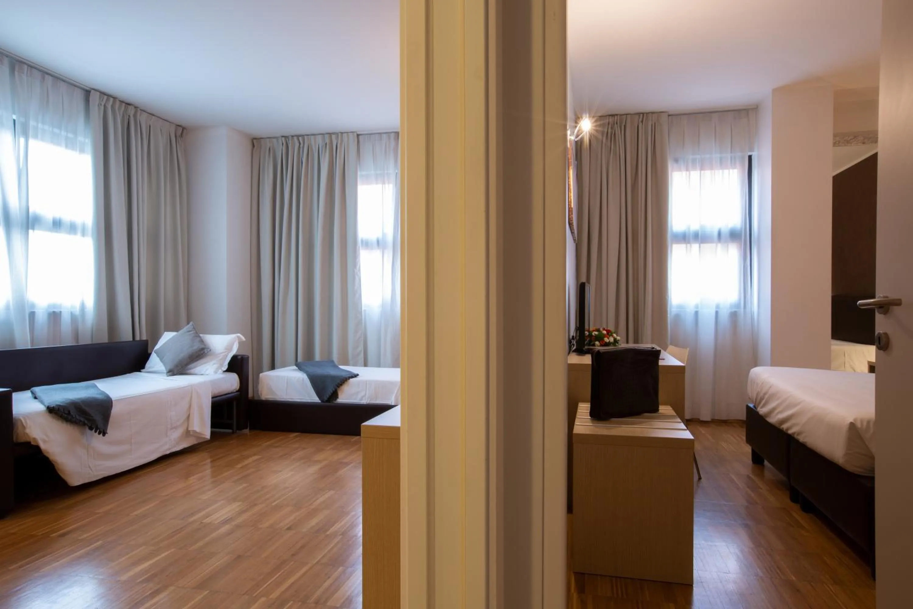 Bed in Euro Hotel Residence