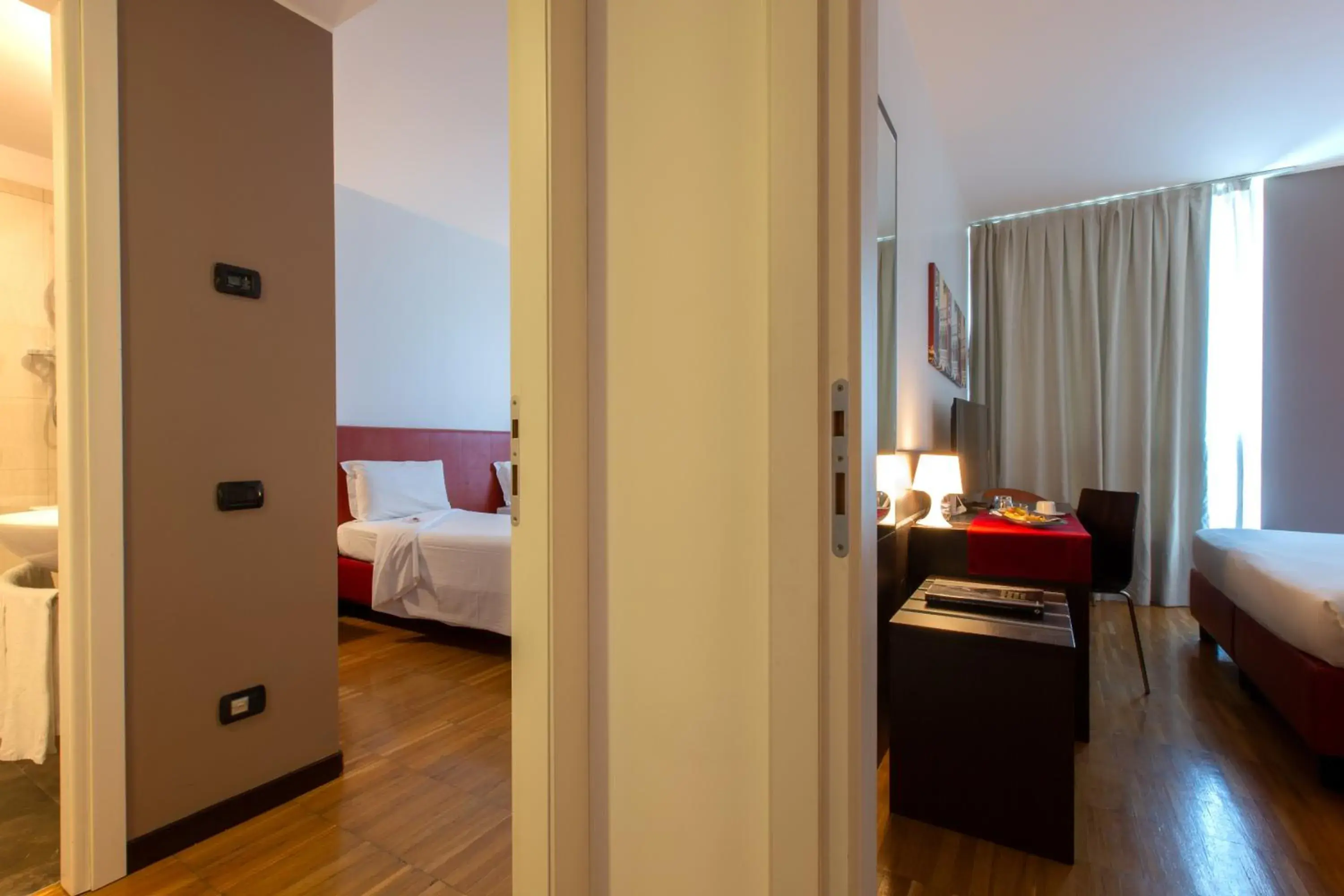 Two Connecting Rooms in Euro Hotel Residence Two Connecting Rooms in Euro Hotel Residence