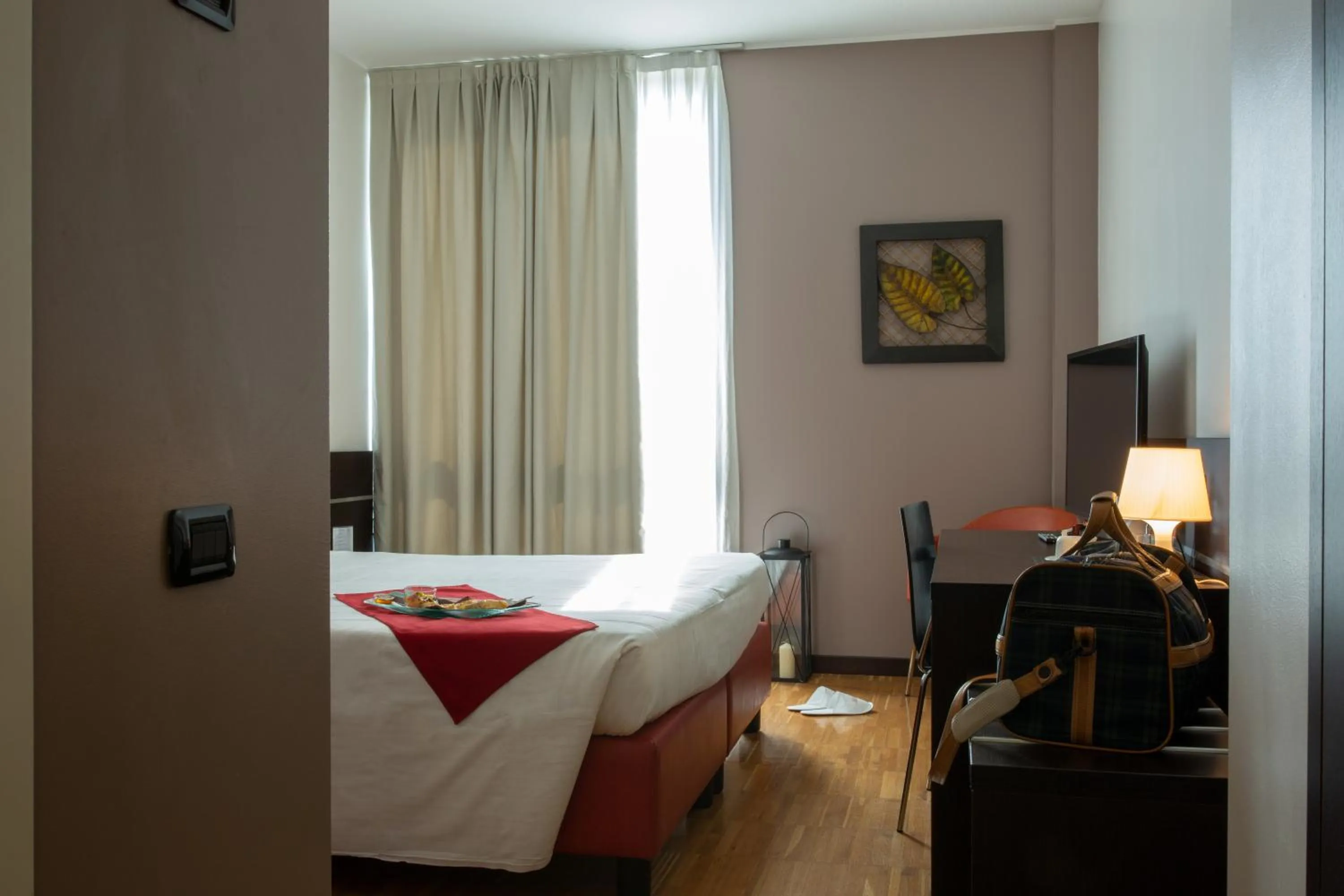 Bed in Euro Hotel Residence