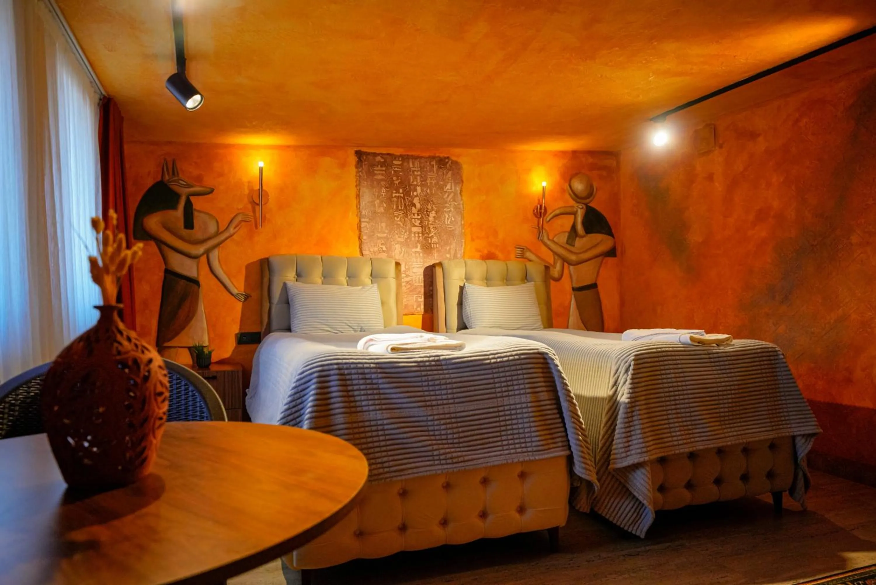 Decorative detail, Bed in Cappadocia Divin House