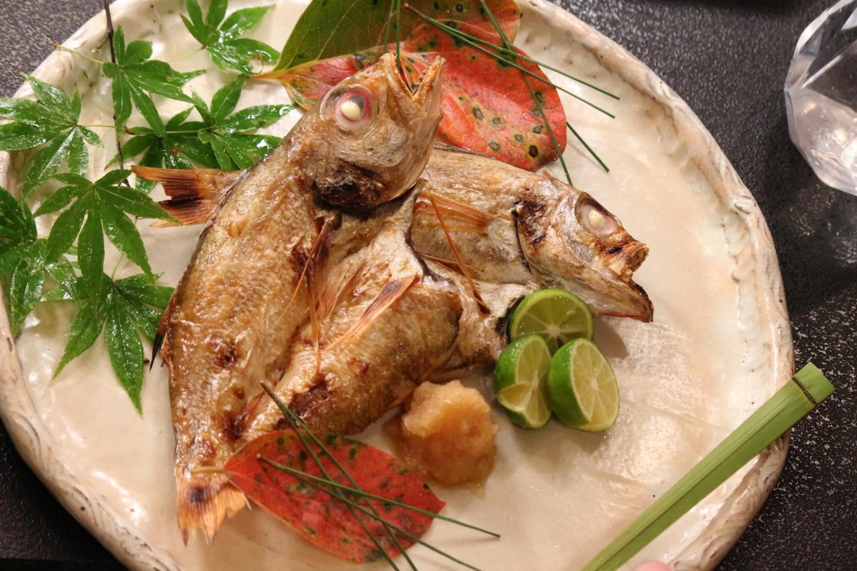 Food close-up in Shorenkan Yoshinoya