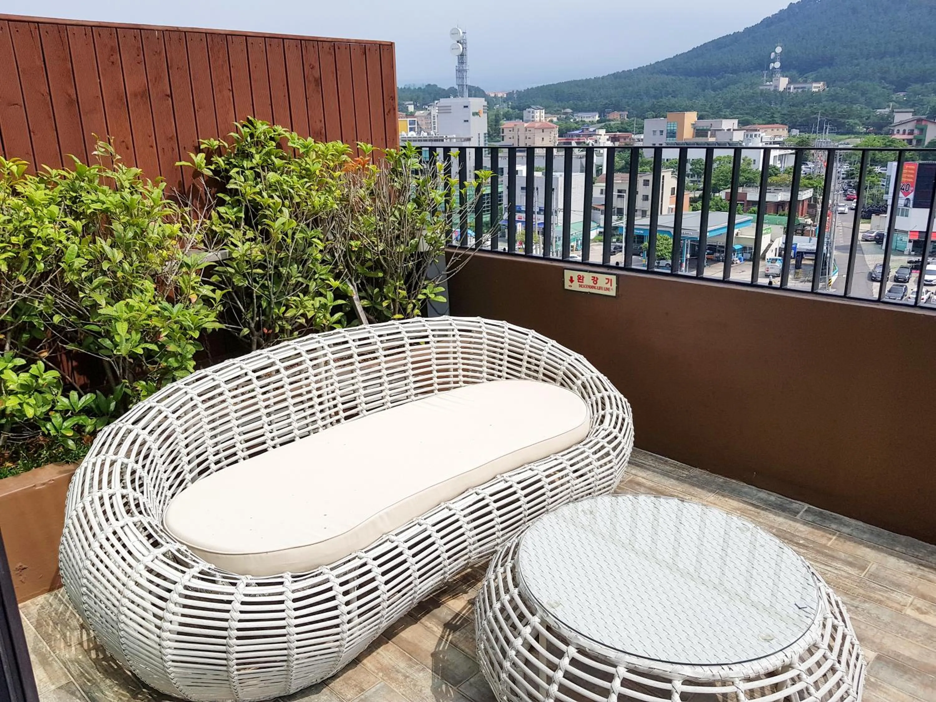 Balcony/Terrace in I-Jin Hotel