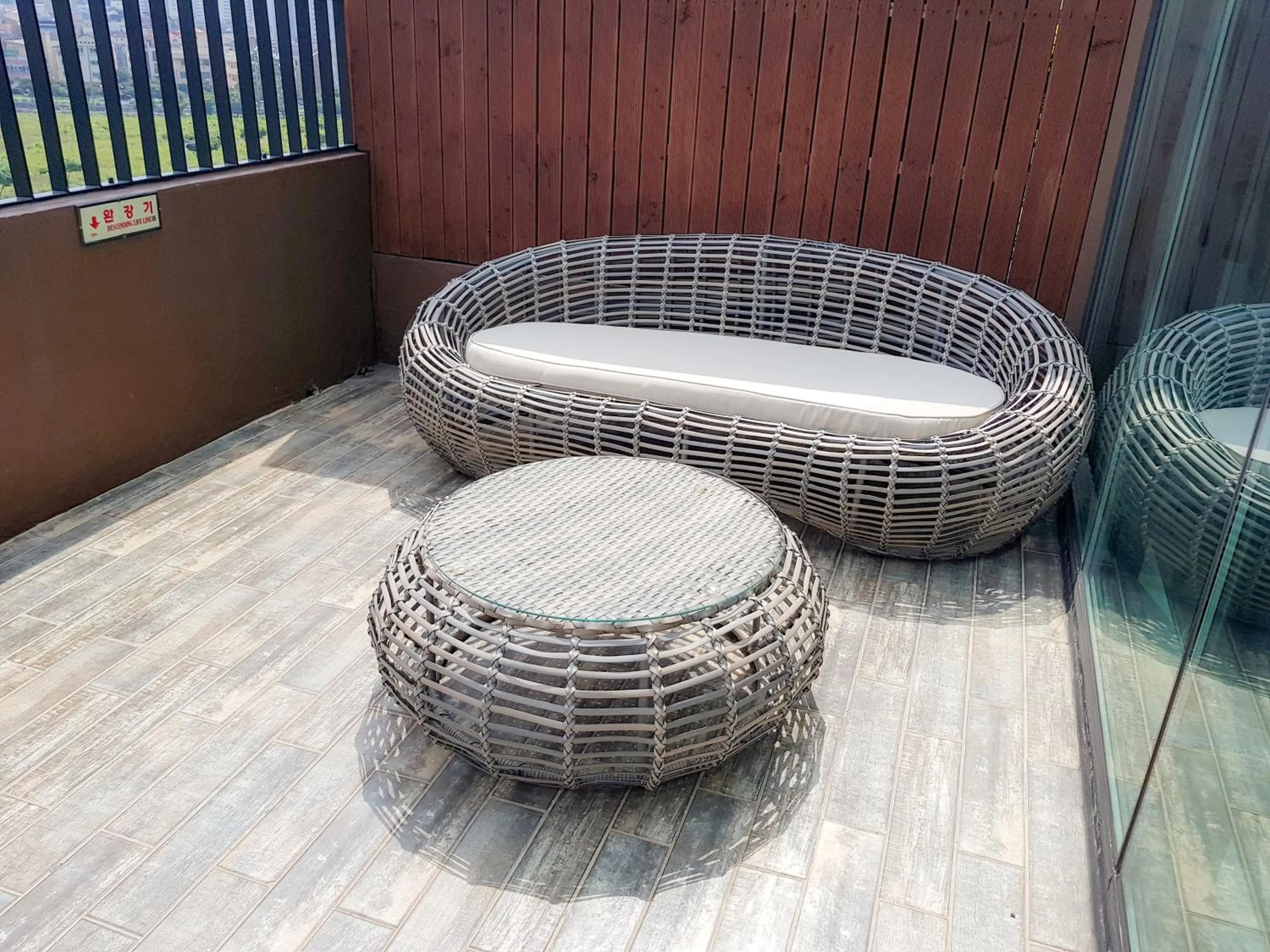 Balcony/Terrace in I-Jin Hotel