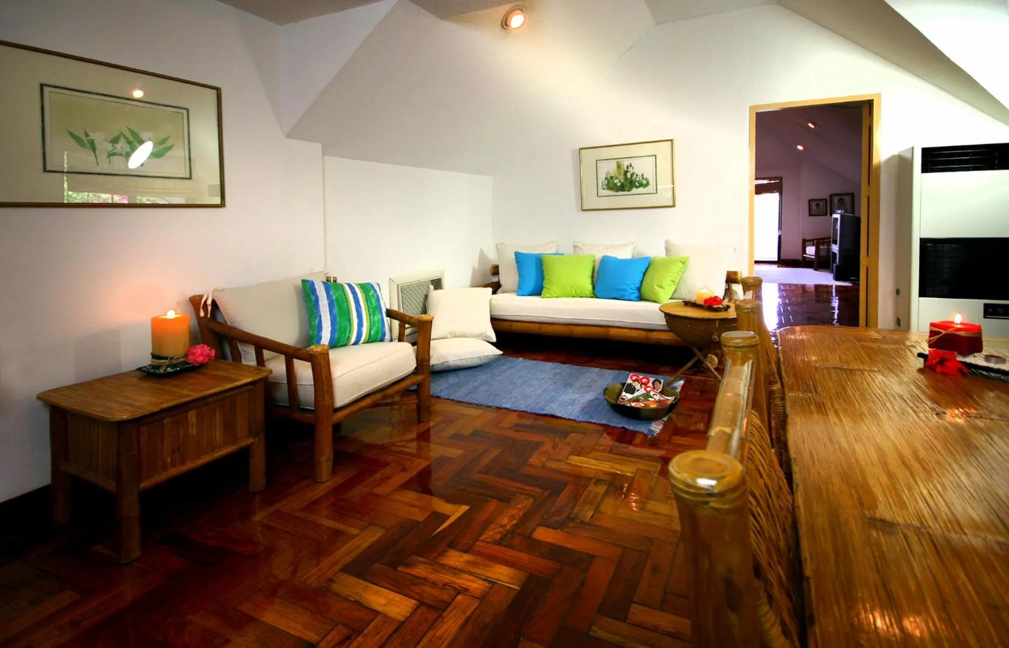 Living room in 357 Boracay Resort