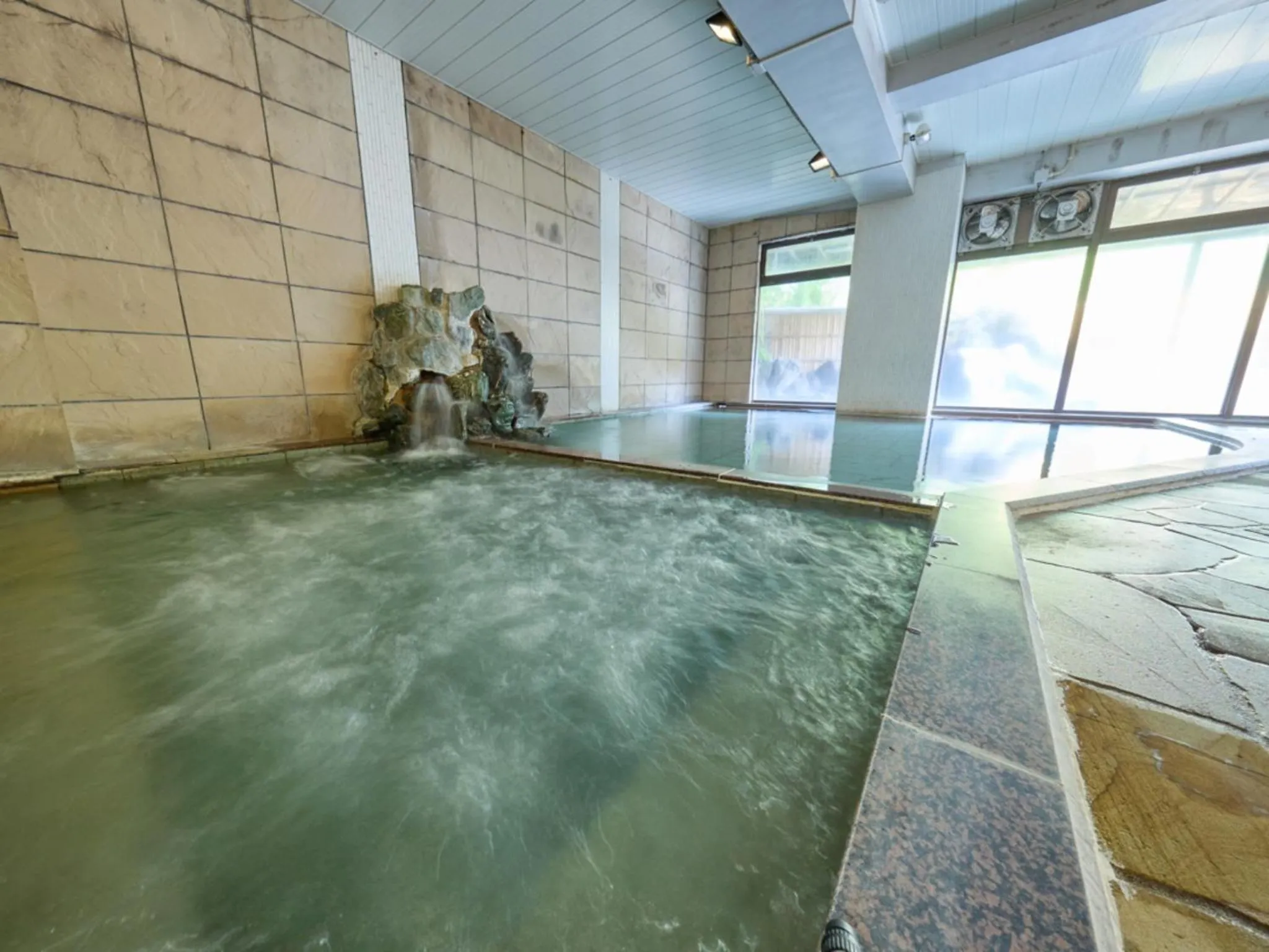 Public Bath in Shuzenji Onsen Hotel Takitei
