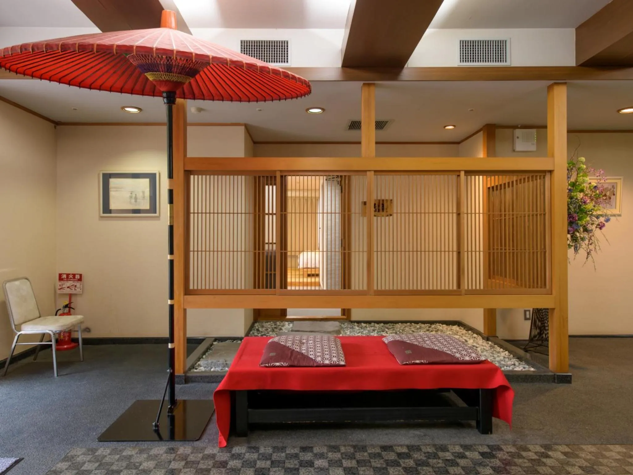 Photo of the whole room, Bed in Shuzenji Onsen Hotel Takitei