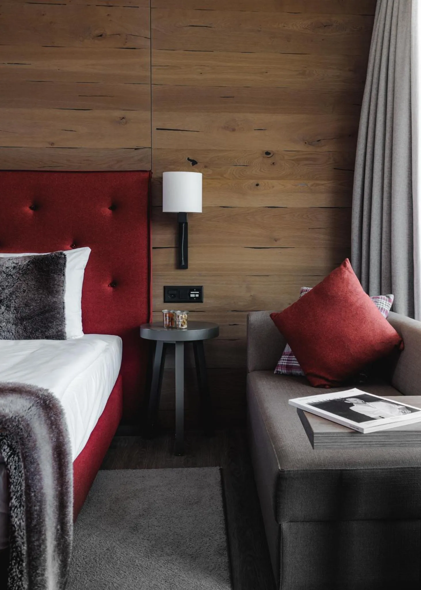 Bed in AMERON Davos Swiss Mountain Resort