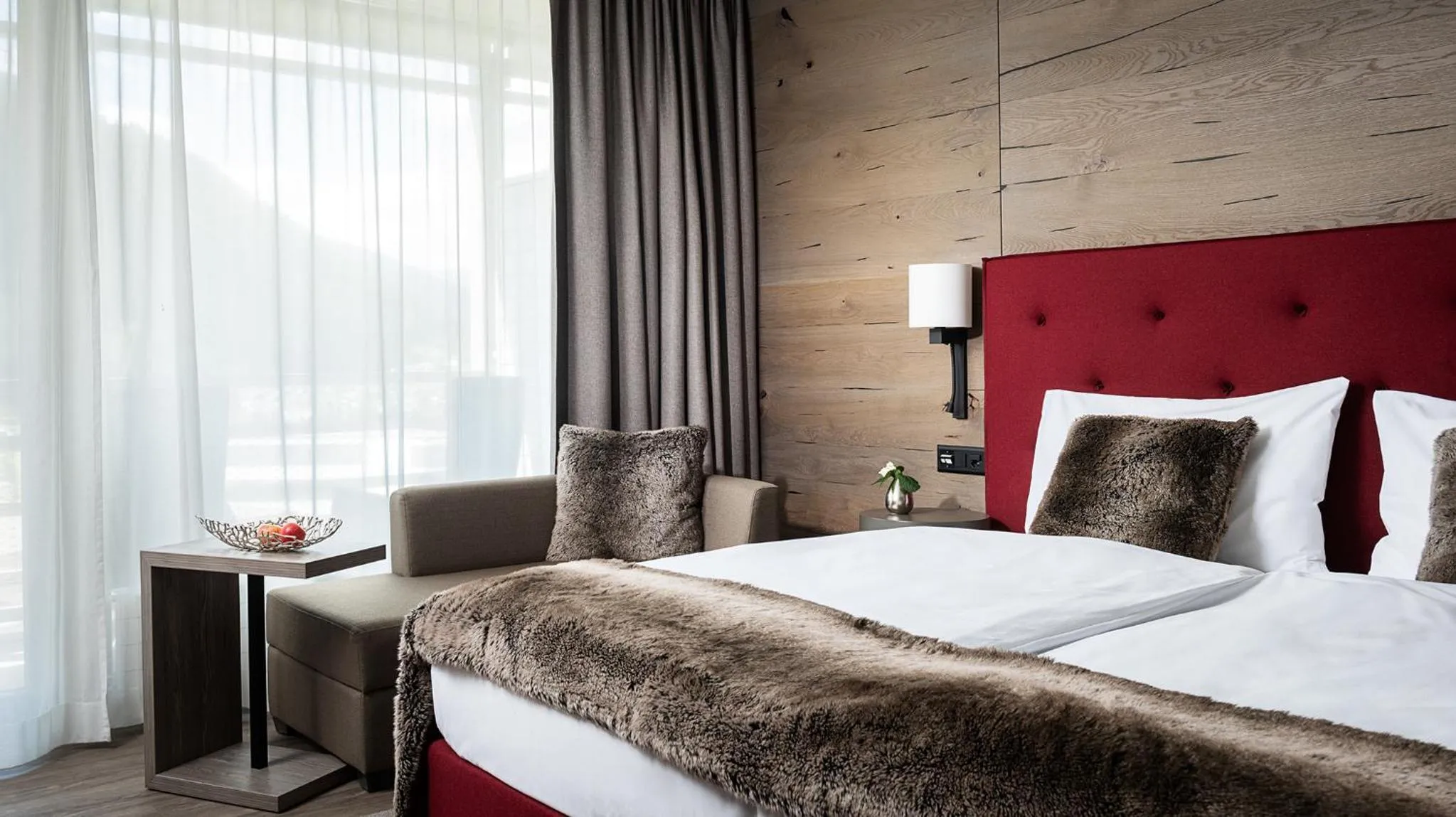 Bed in AMERON Davos Swiss Mountain Resort