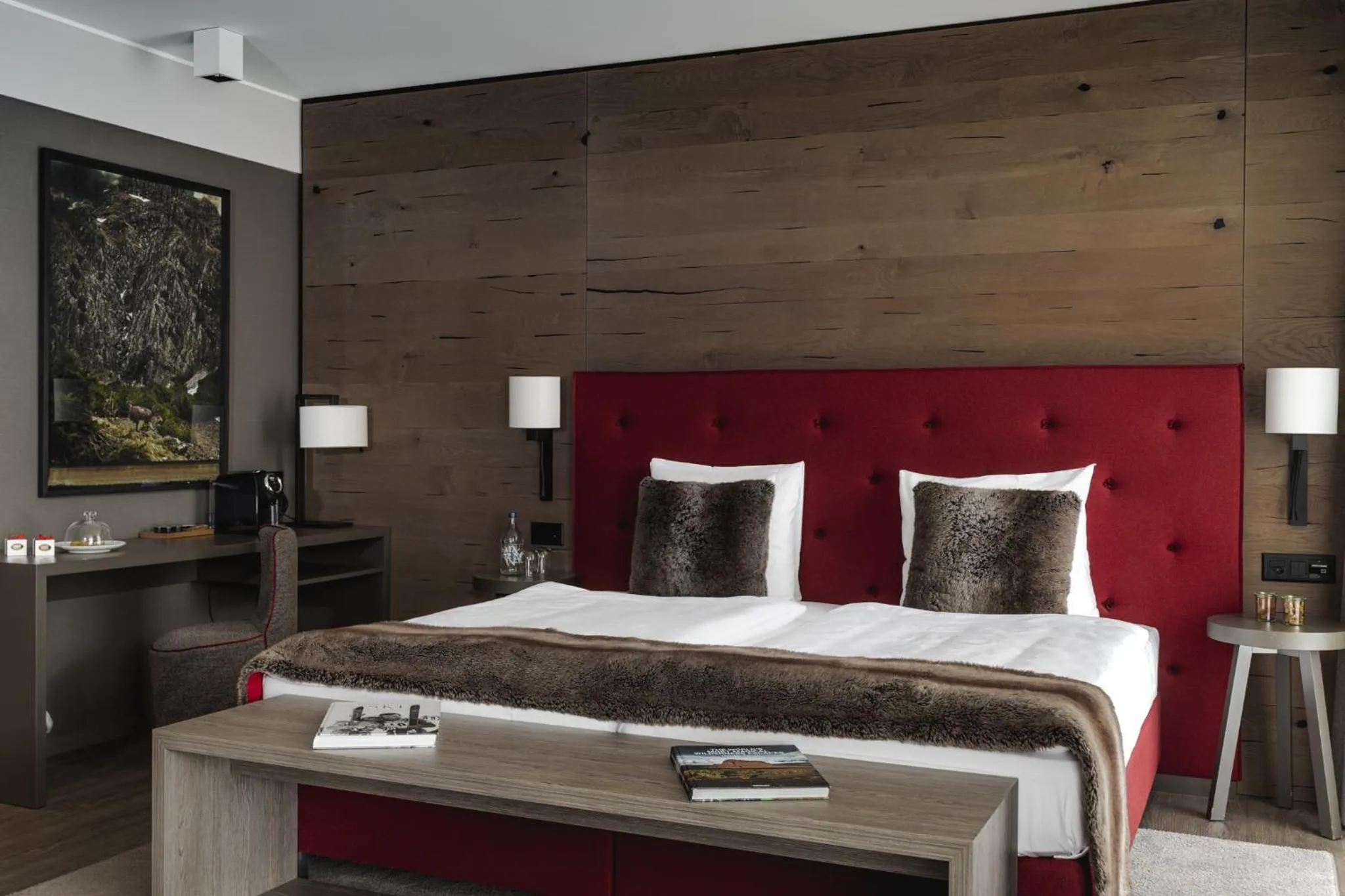 Bedroom, Bed in AMERON Davos Swiss Mountain Resort