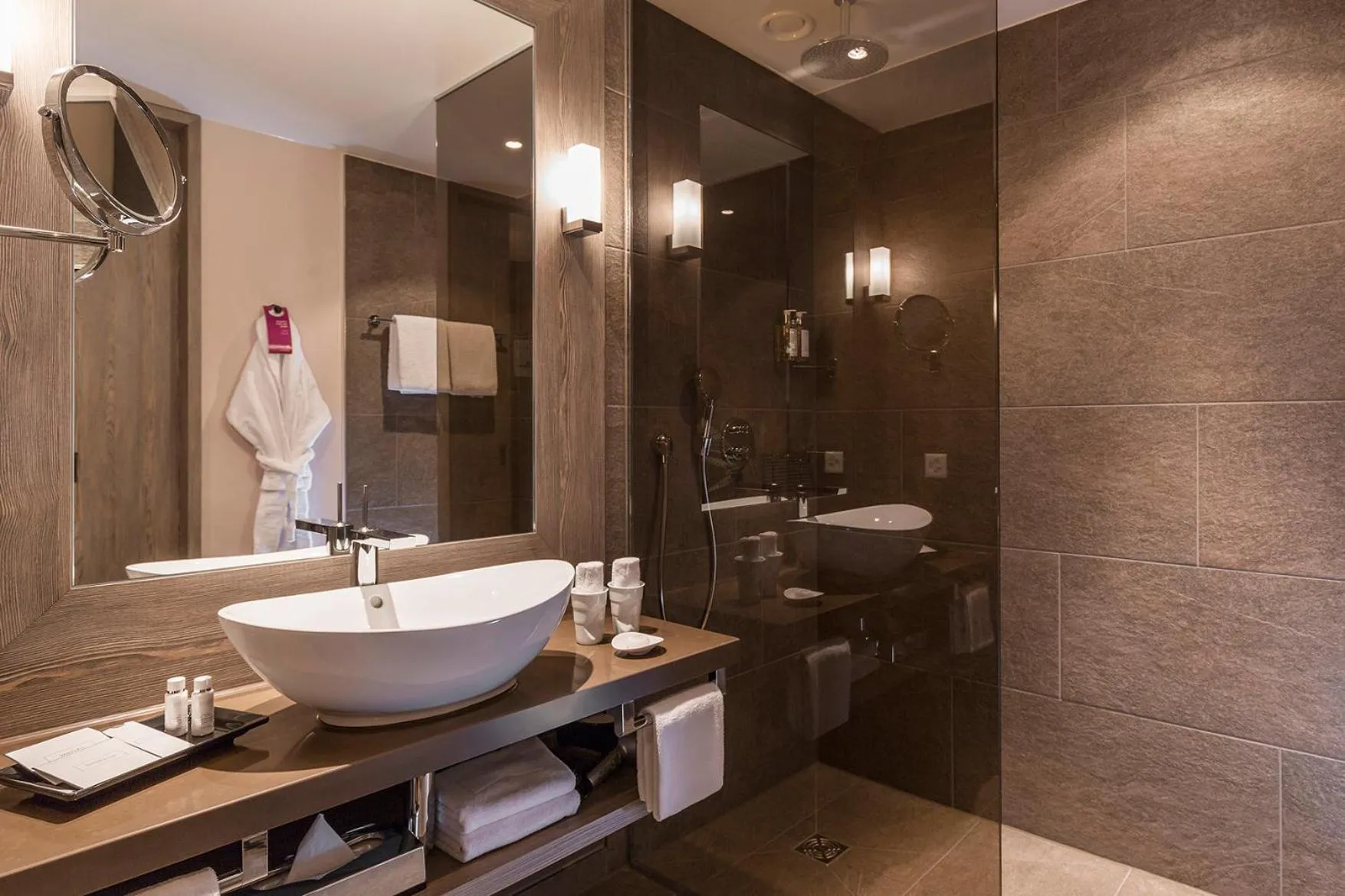 Bathroom in AMERON Davos Swiss Mountain Resort