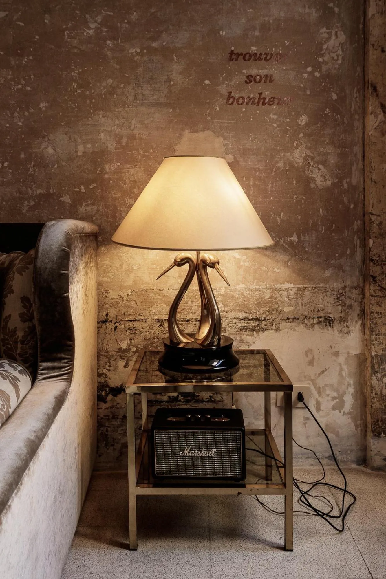 Decorative detail in G-Rough, Rome, a Member of Design Hotels