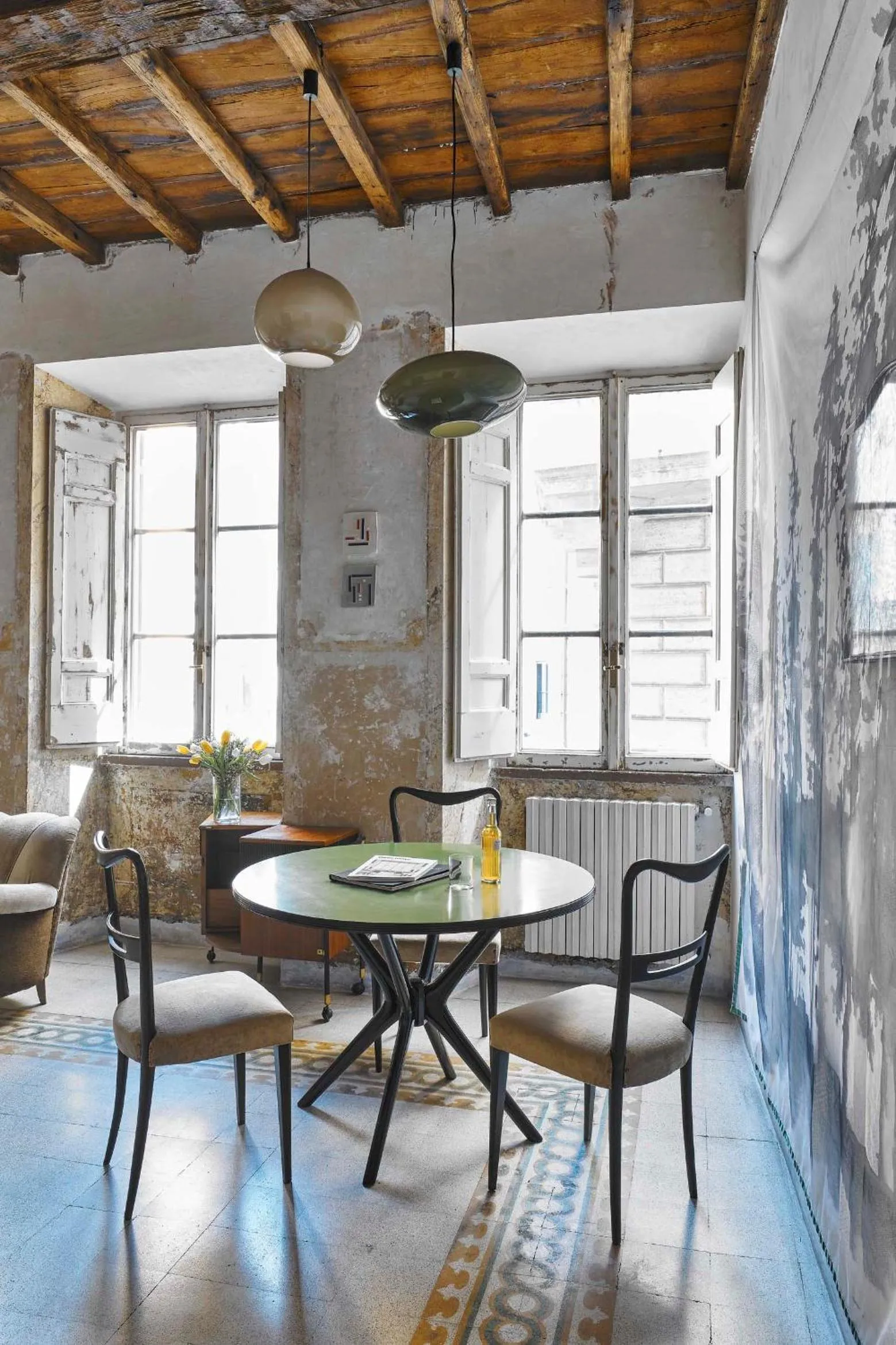 Living room in G-Rough, Rome, a Member of Design Hotels