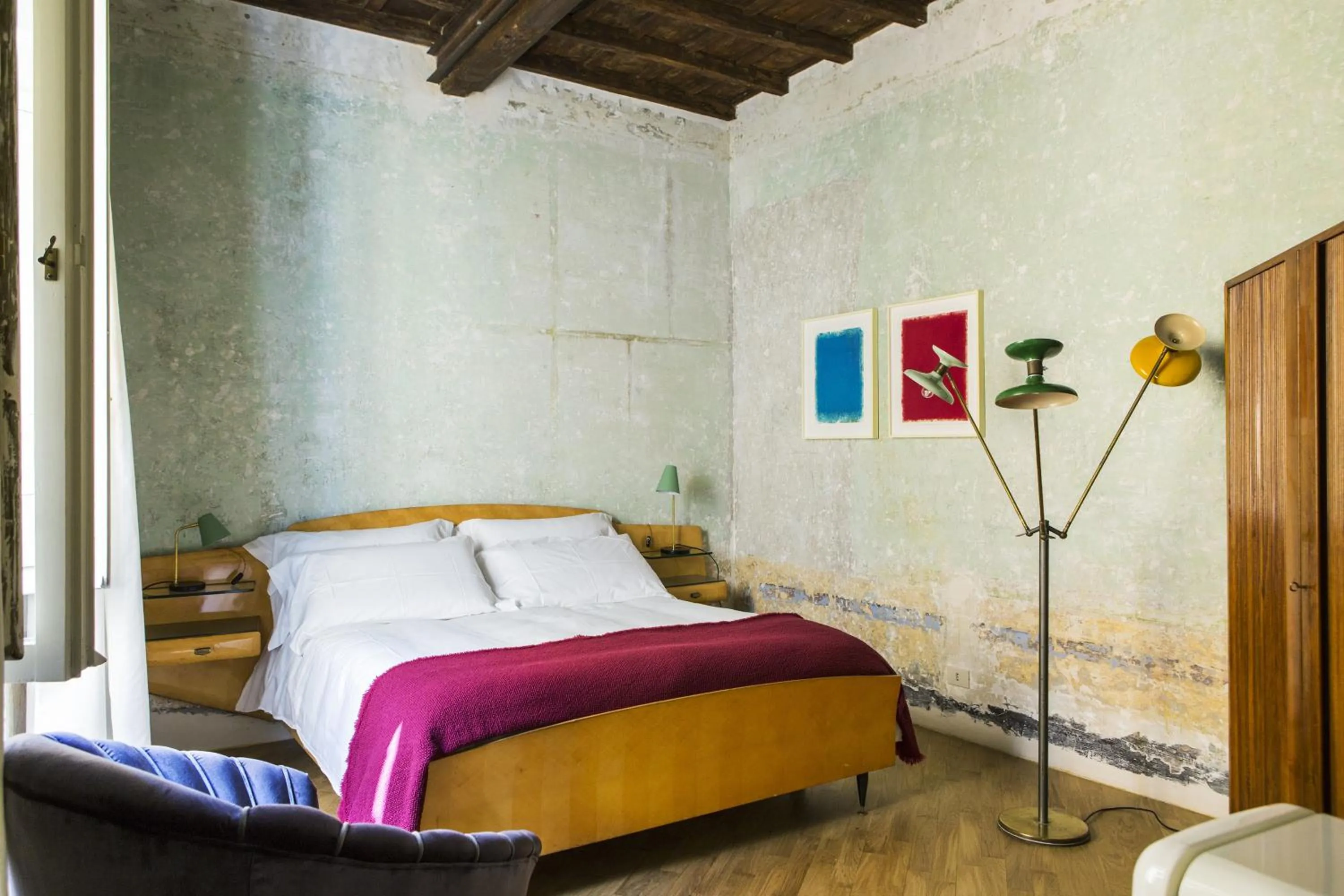Bedroom, Bed in G-Rough, Rome, a Member of Design Hotels