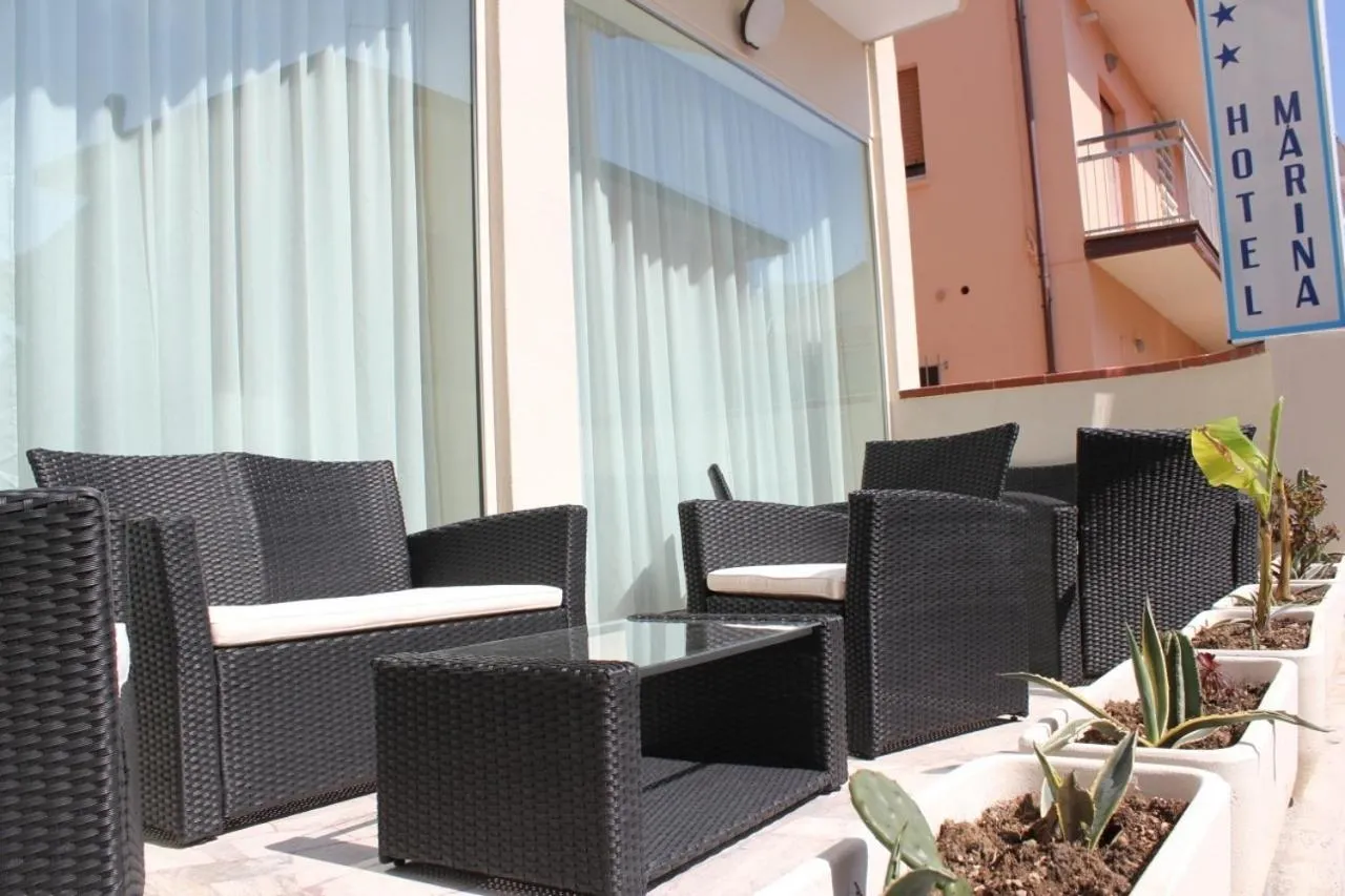 Patio in Hotel Marina