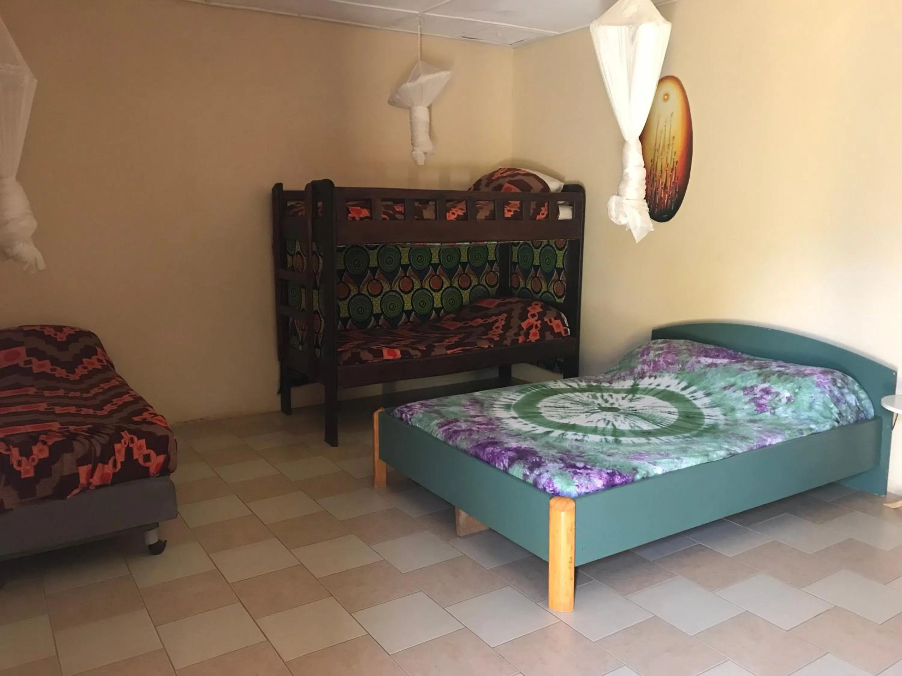 Bed in The Gunjur Project Lodge
