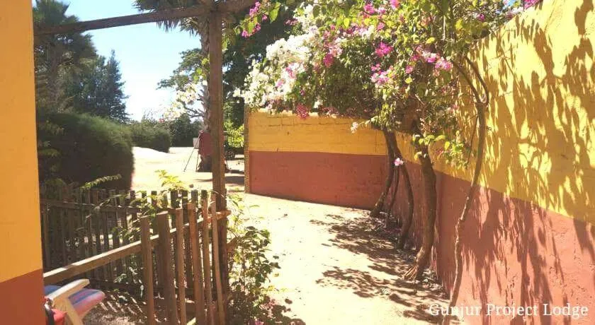 Facade/entrance in The Gunjur Project Lodge