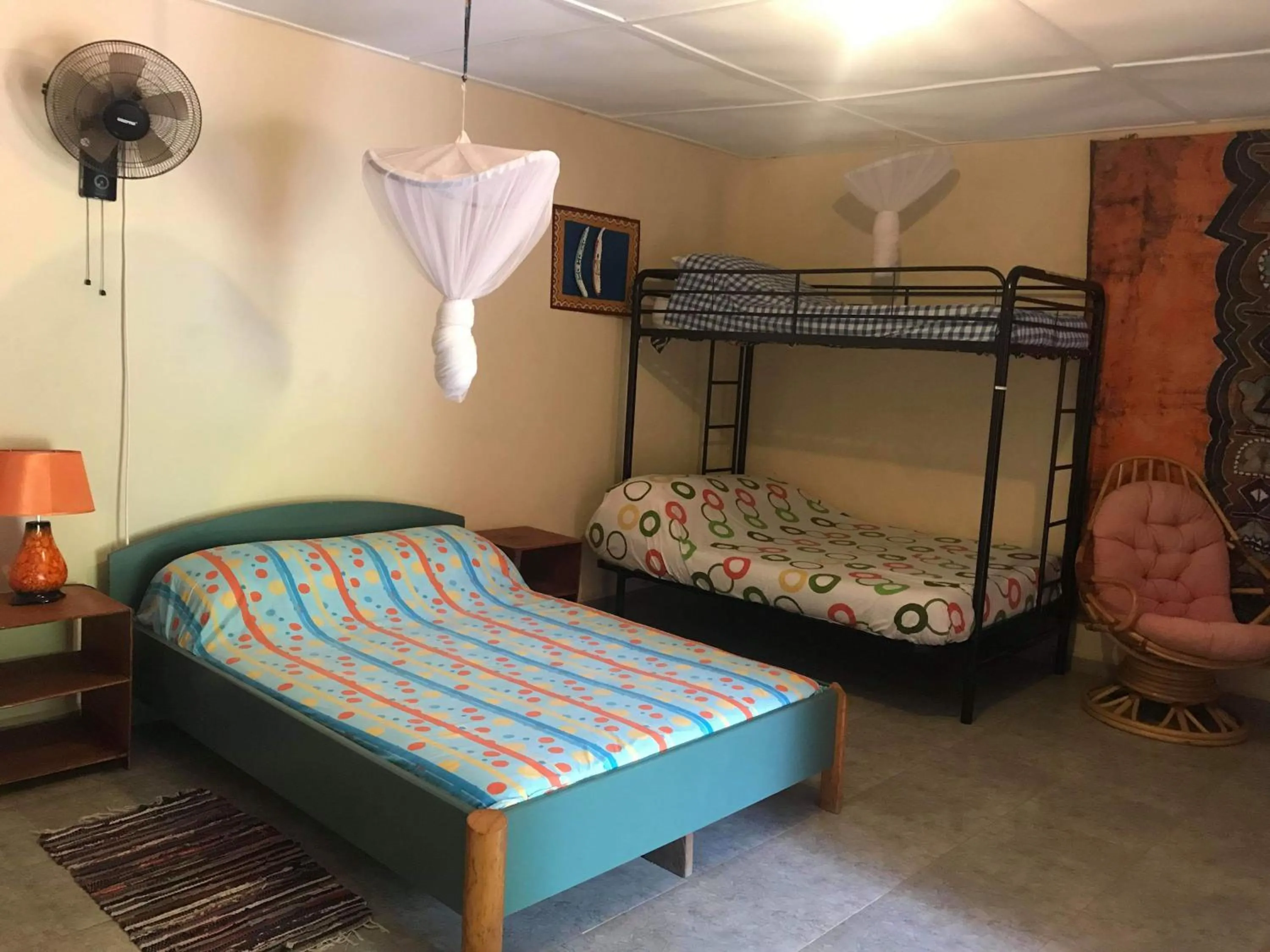 Bed in The Gunjur Project Lodge