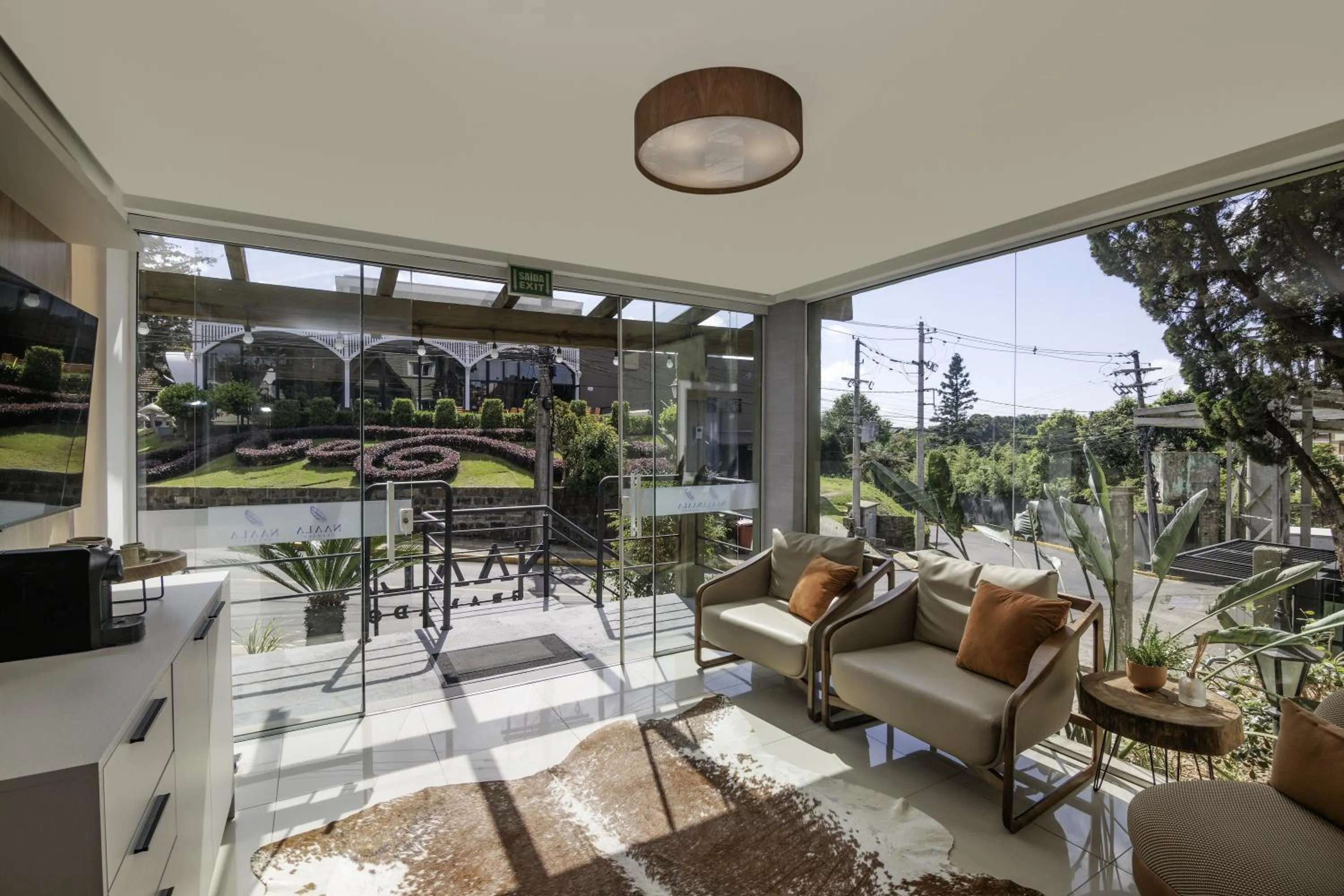 Living room in Pousada Naala Gramado