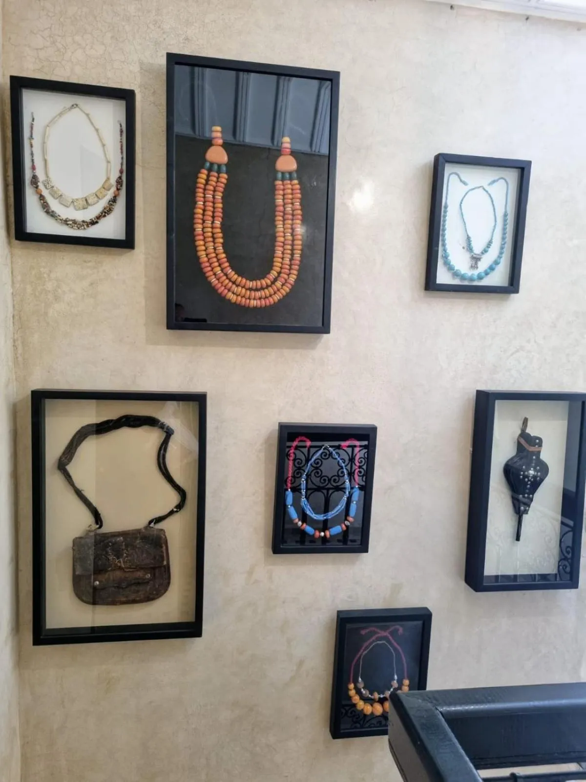 Decorative detail in Riad dar serenity