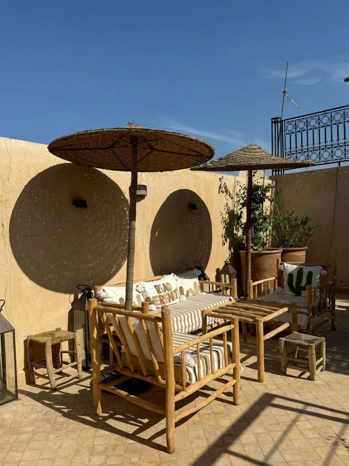 Patio in Riad dar serenity
