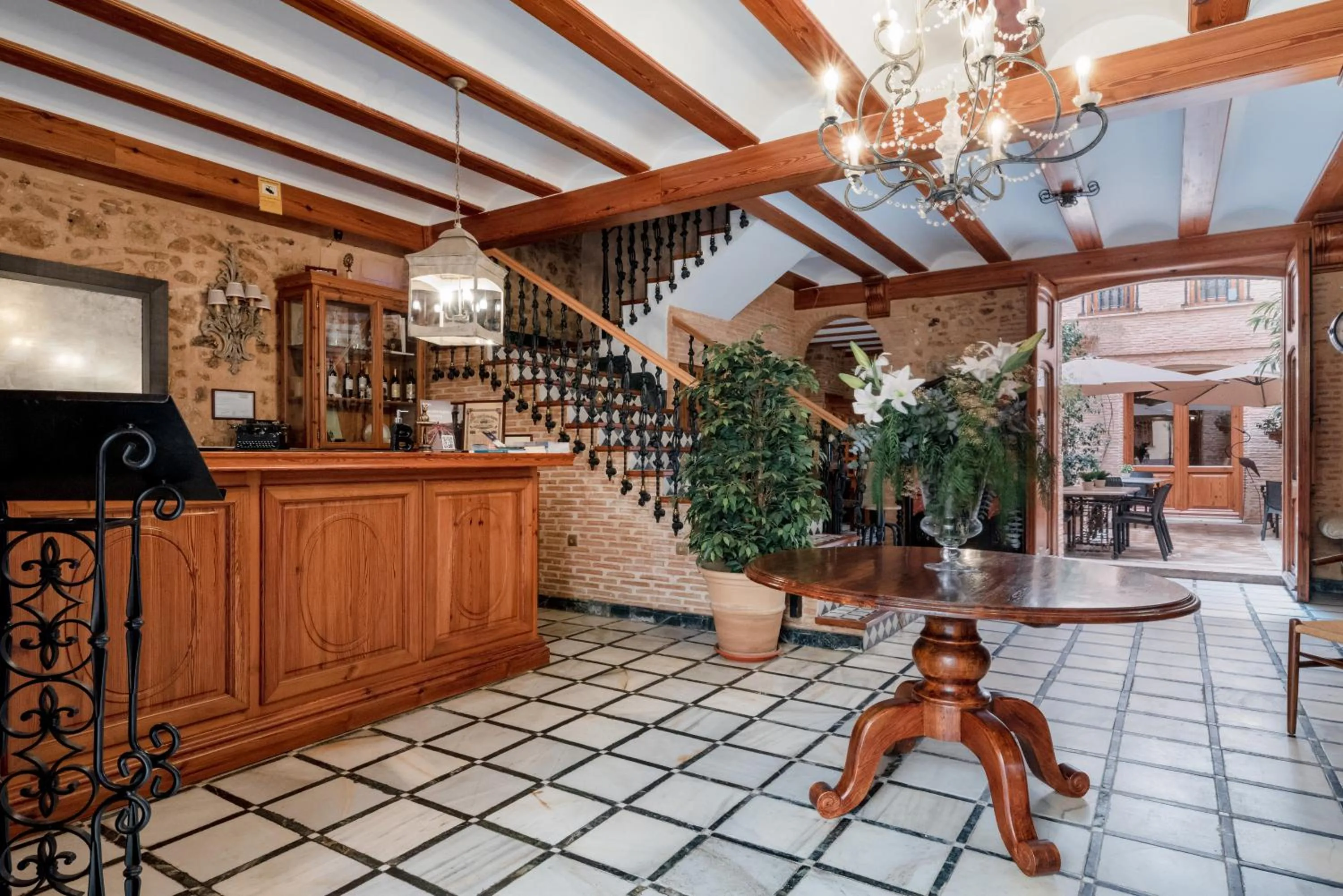 Lobby or reception in Hotel Casa Babel