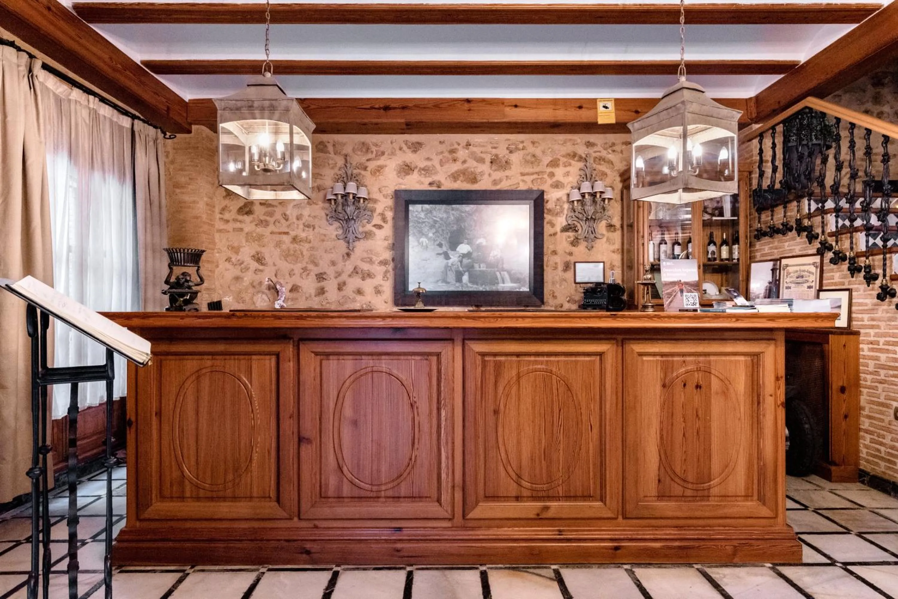 Lobby or reception in Hotel Casa Babel