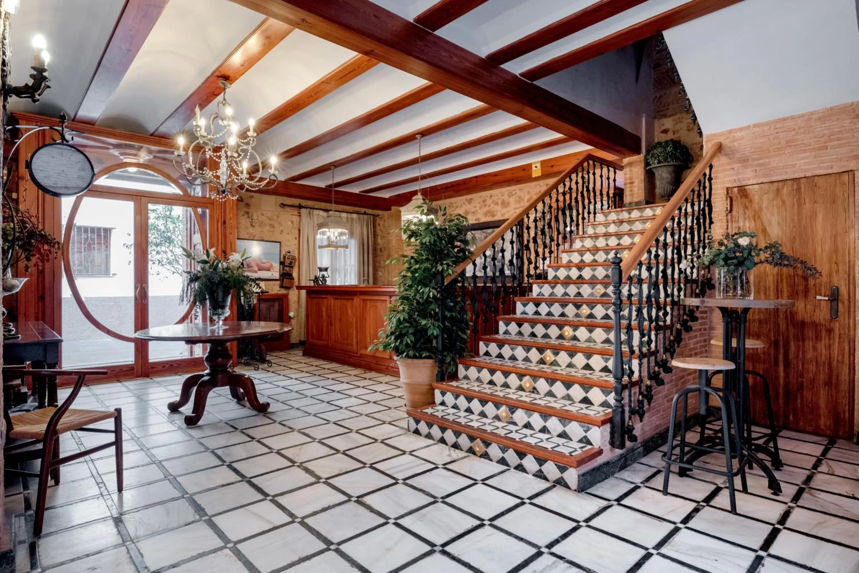 Lobby or reception in Hotel Casa Babel