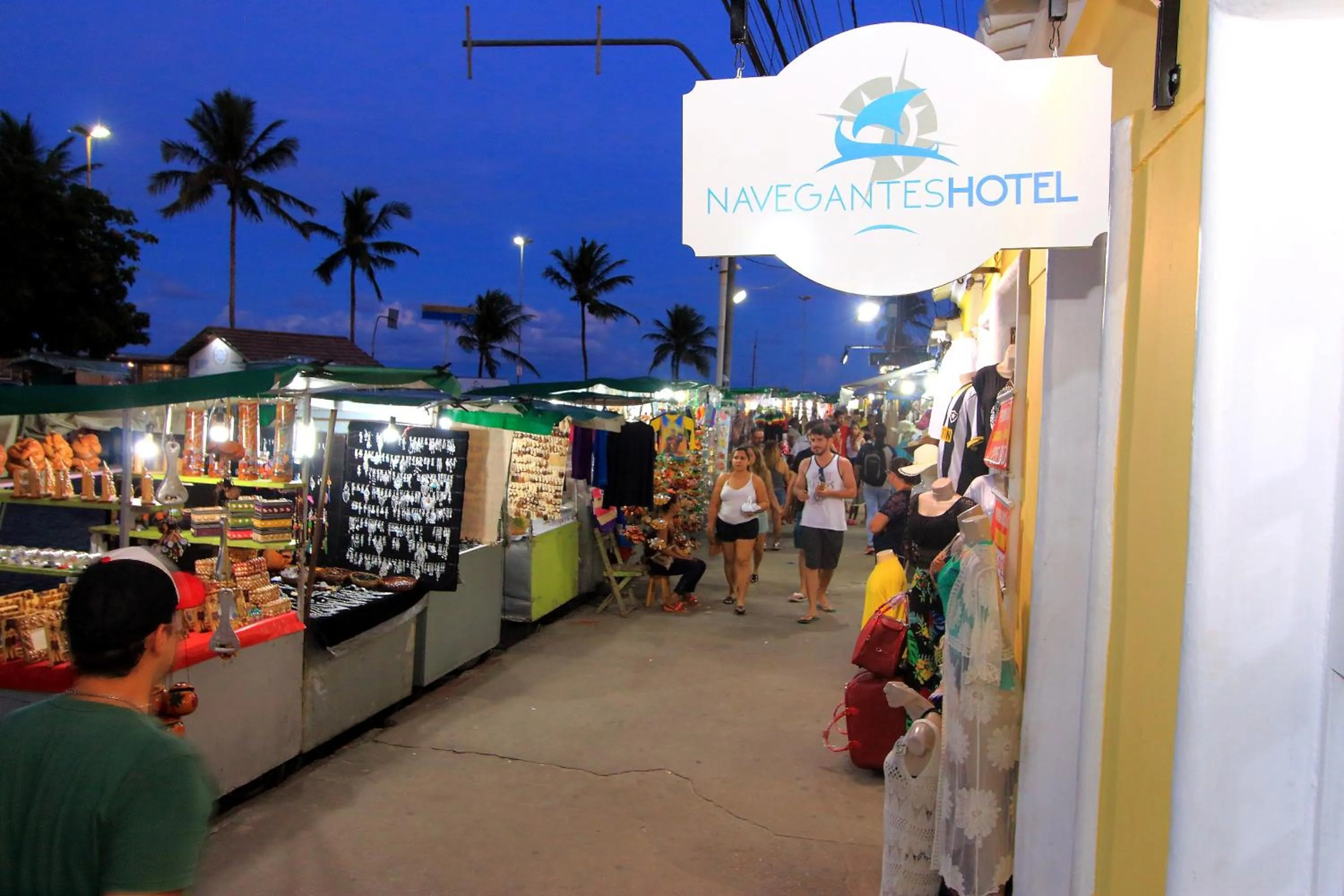 Facade/entrance in Navegantes Hotel