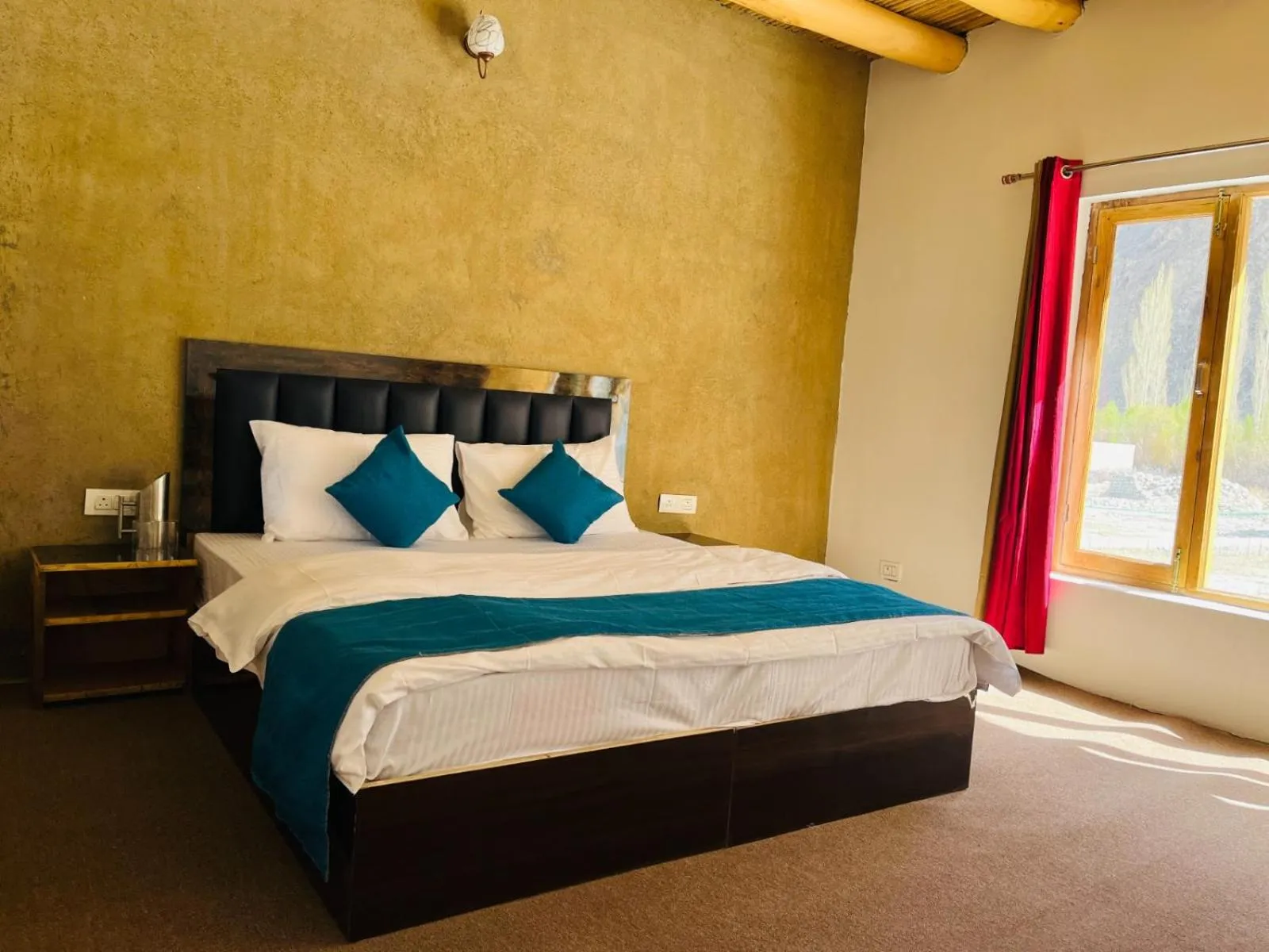 Bed in Hunder Tamarix Resort