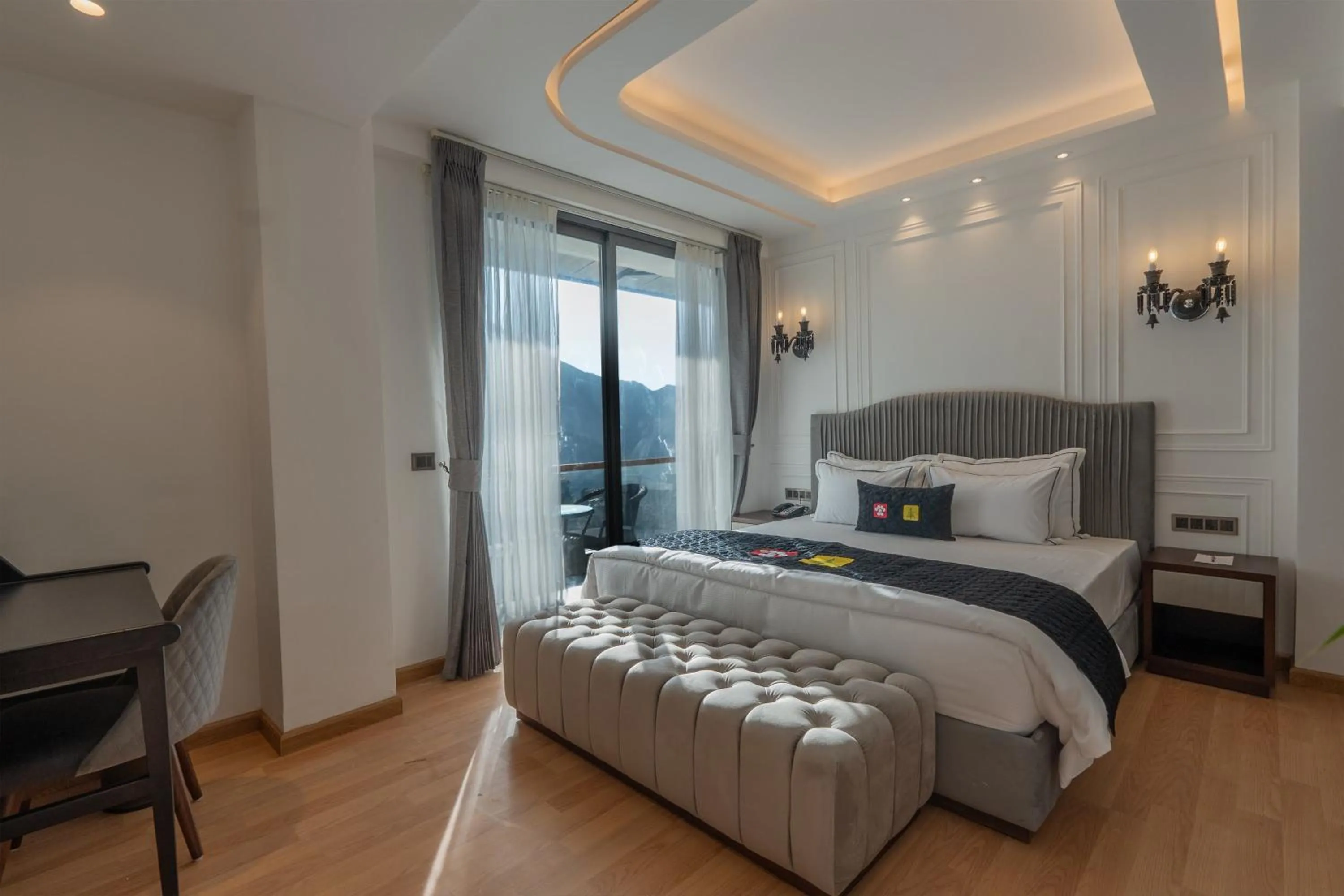 Bed in Mastiff Select Mandavya Dharamkot, McLeodganj