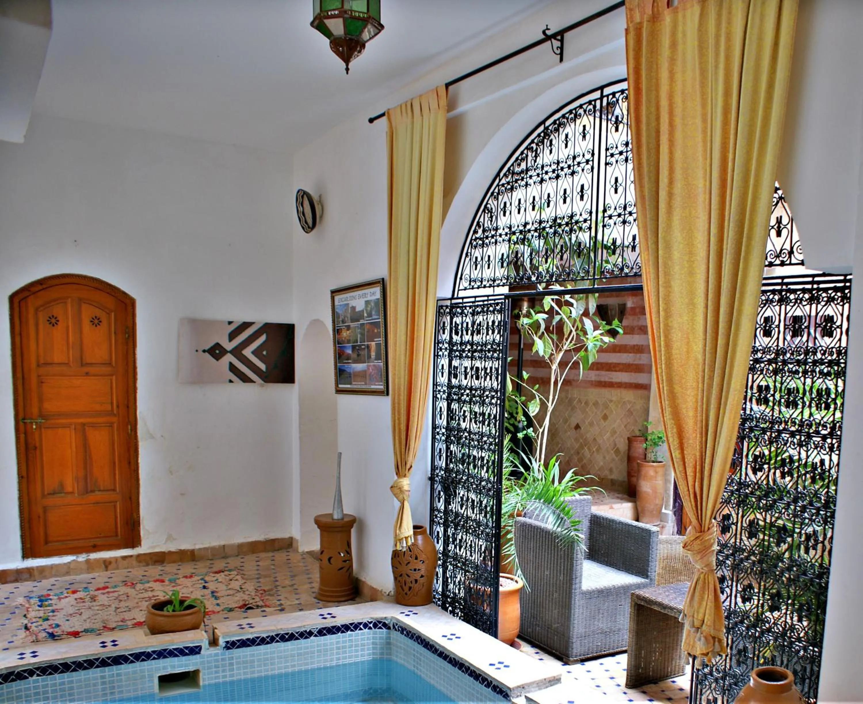 Lobby or reception in Riad La Calèche