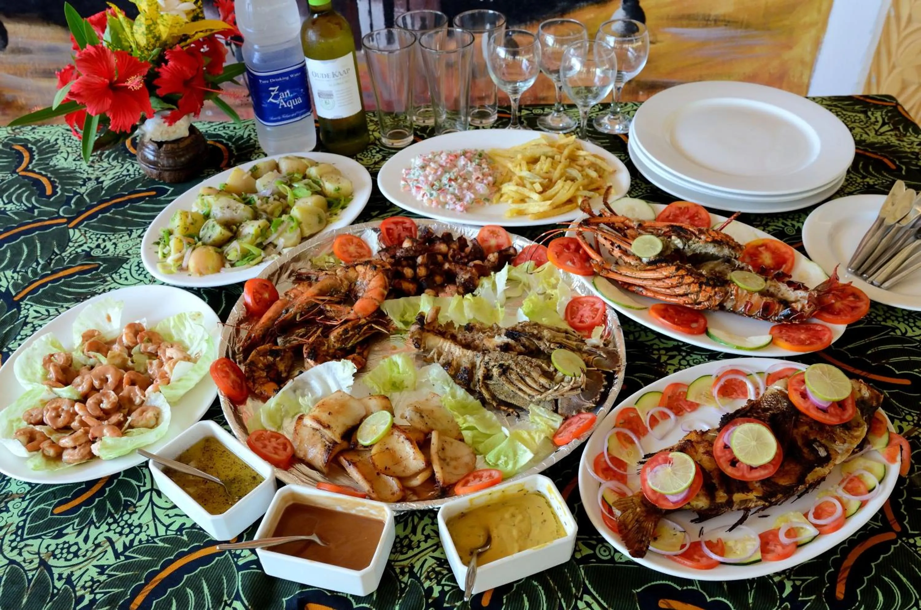 Food close-up in Kaure Sand Beach Lodge